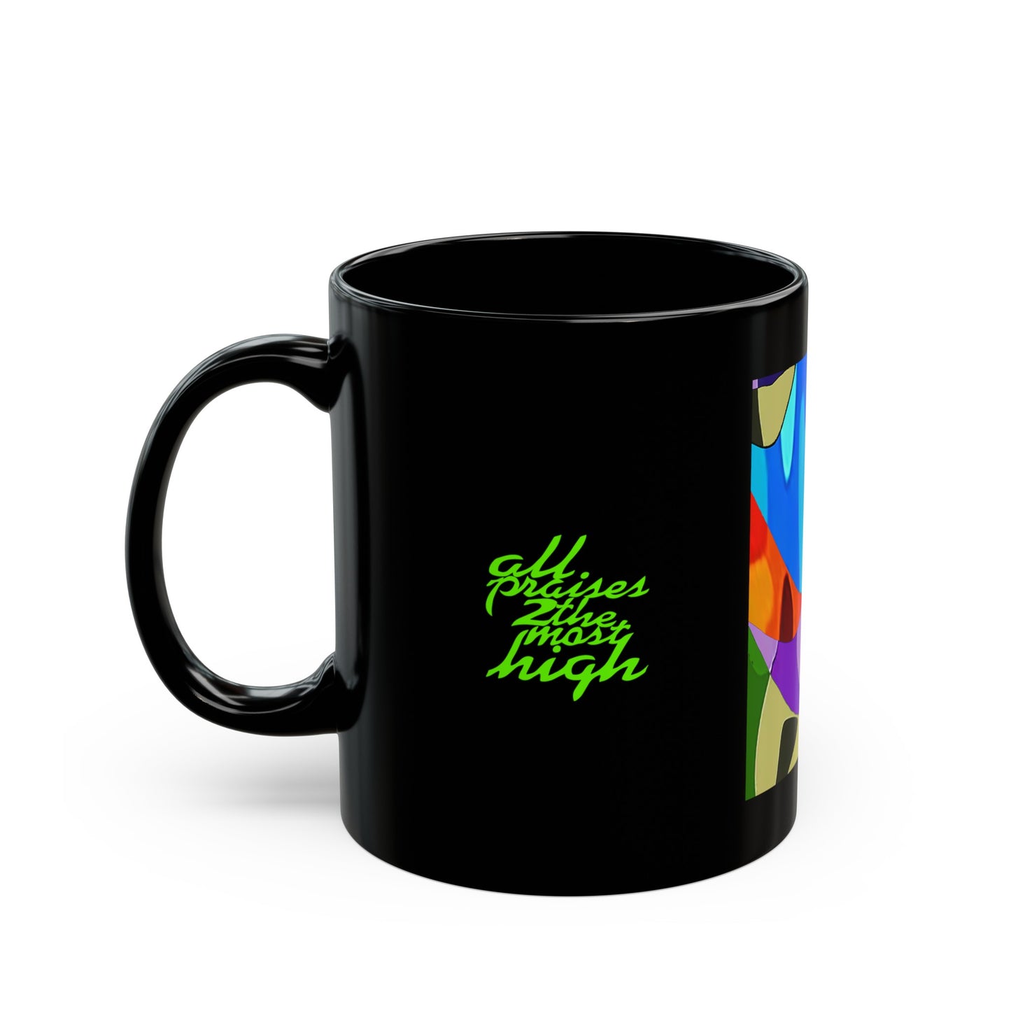 UNO ABSTRACT Black Mug (11oz, 15oz)