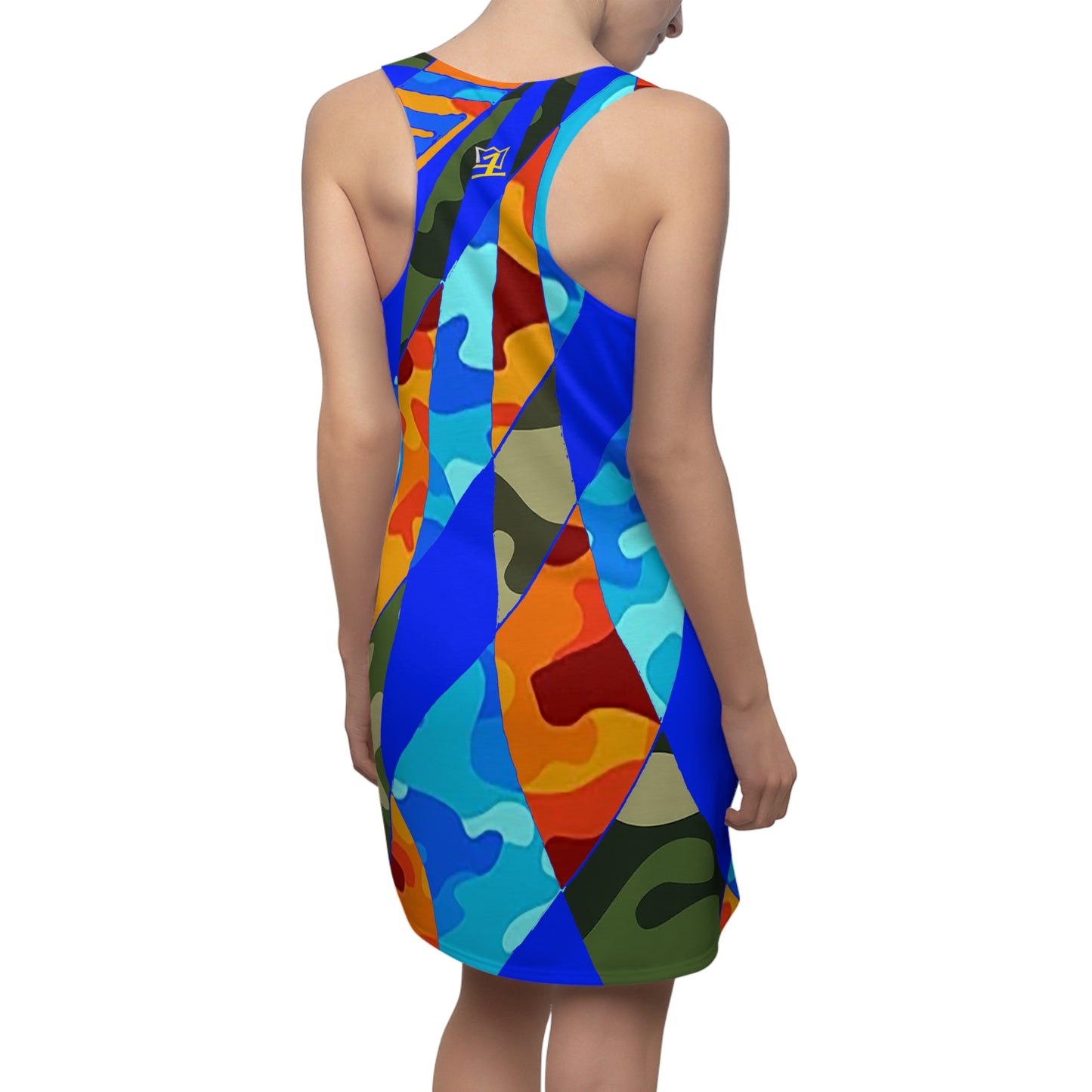 UNO ABSTRACTS Women's Cut & Sew Racerback Dress (AOP)