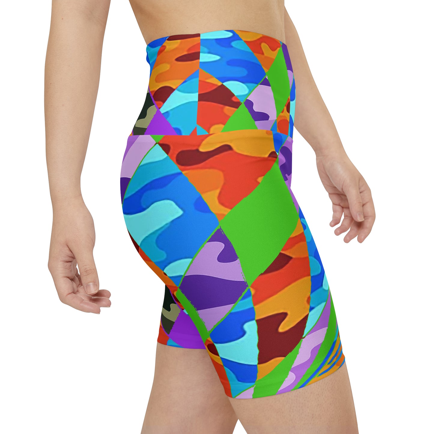 UNO ABSTRACTS Women's Workout Shorts (AOP)