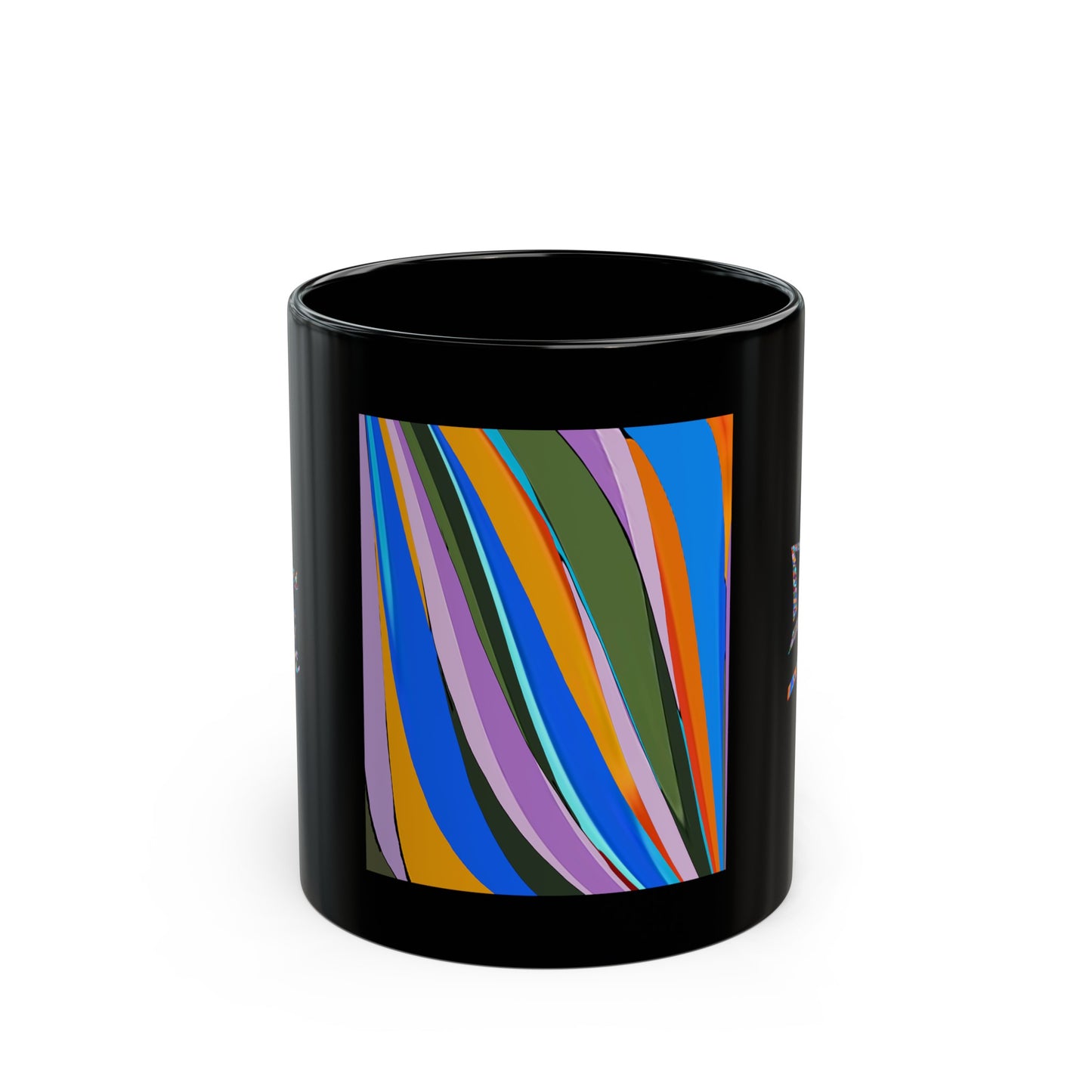 UNO ABSTRACT Black Mug (11oz, 15oz)