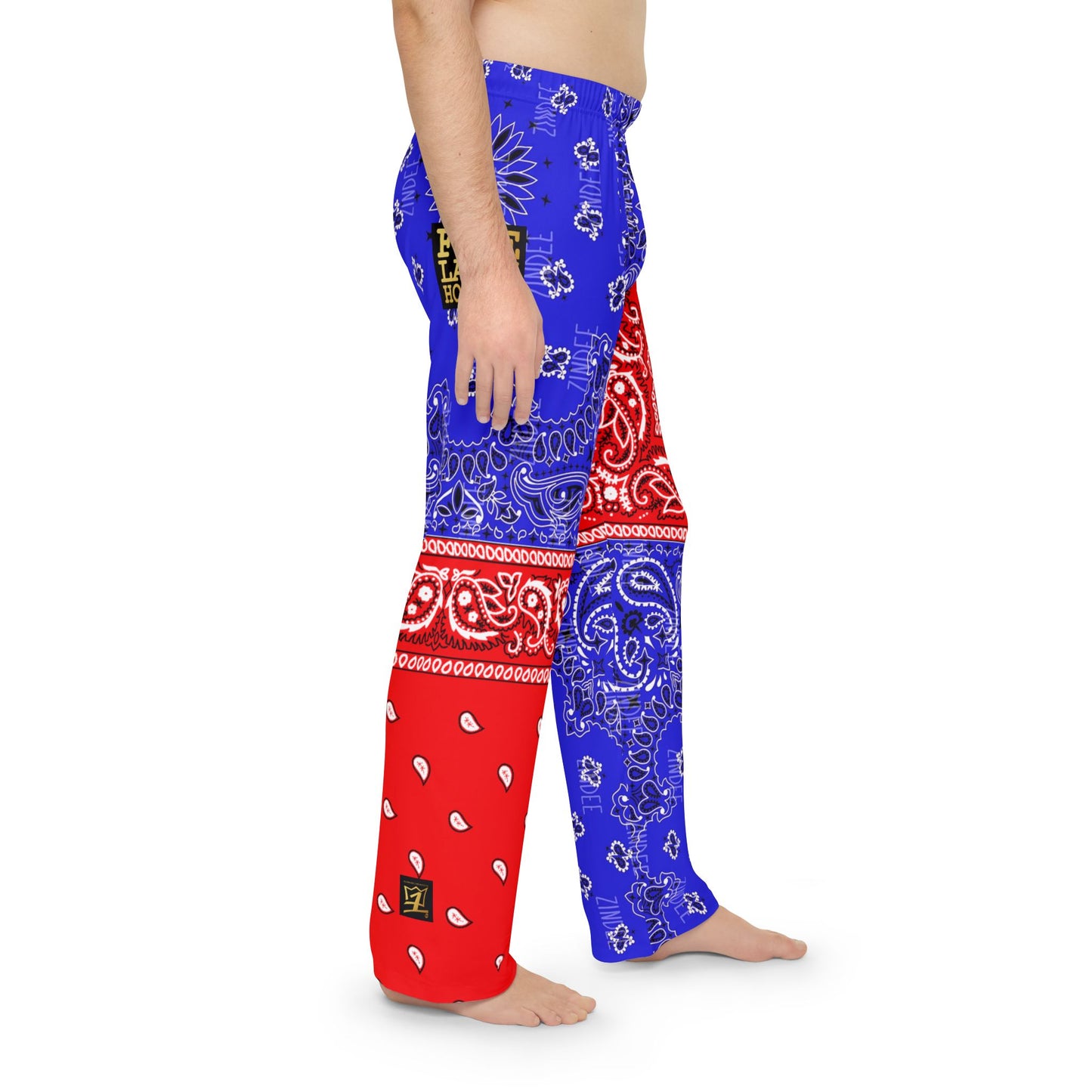 UNO ORGANIC TRIBE=GANG FREE LARRY HOOVER Men's Pajama Pants (AOP)