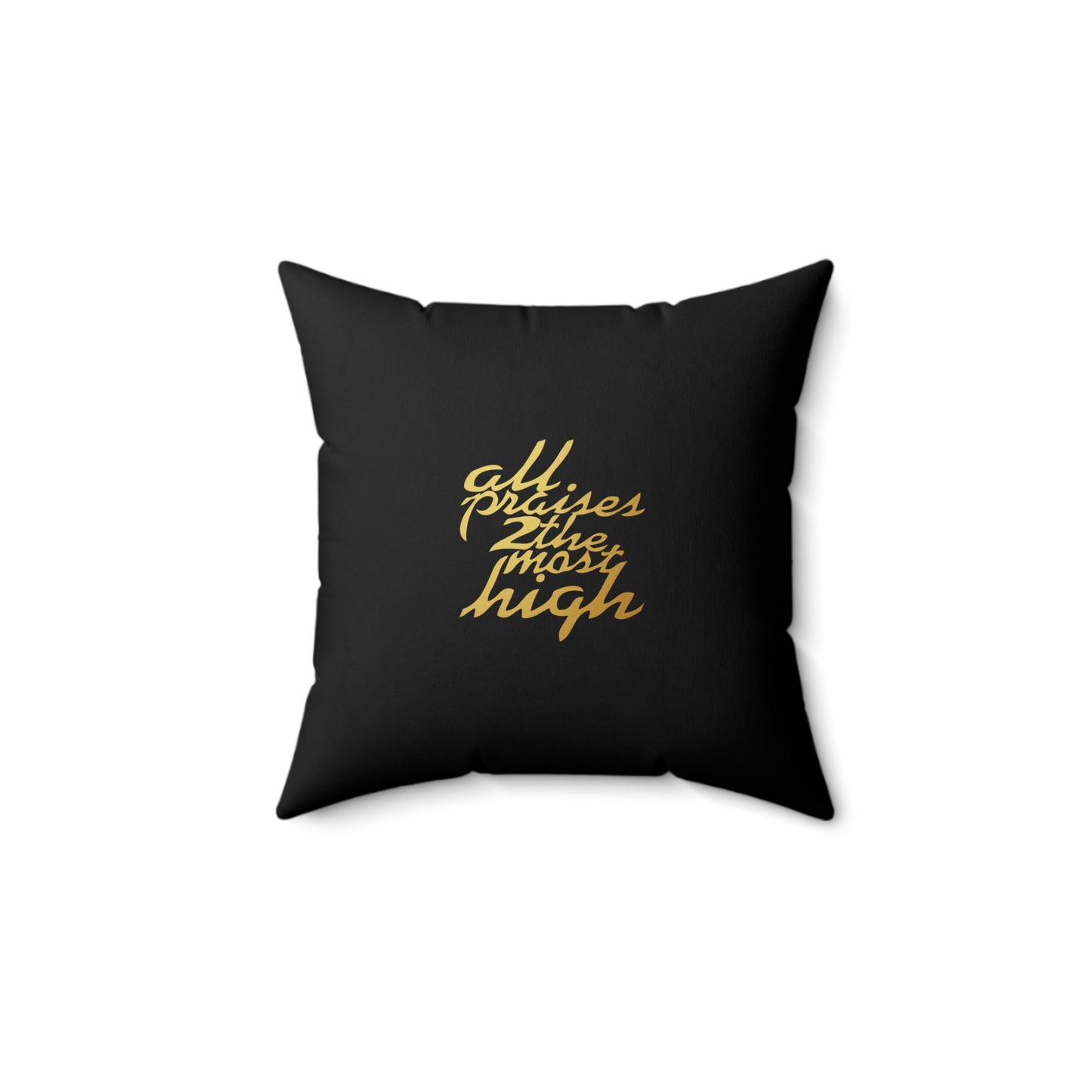 UNOBTCPOWERFLOWER Faux Suede Square Pillow