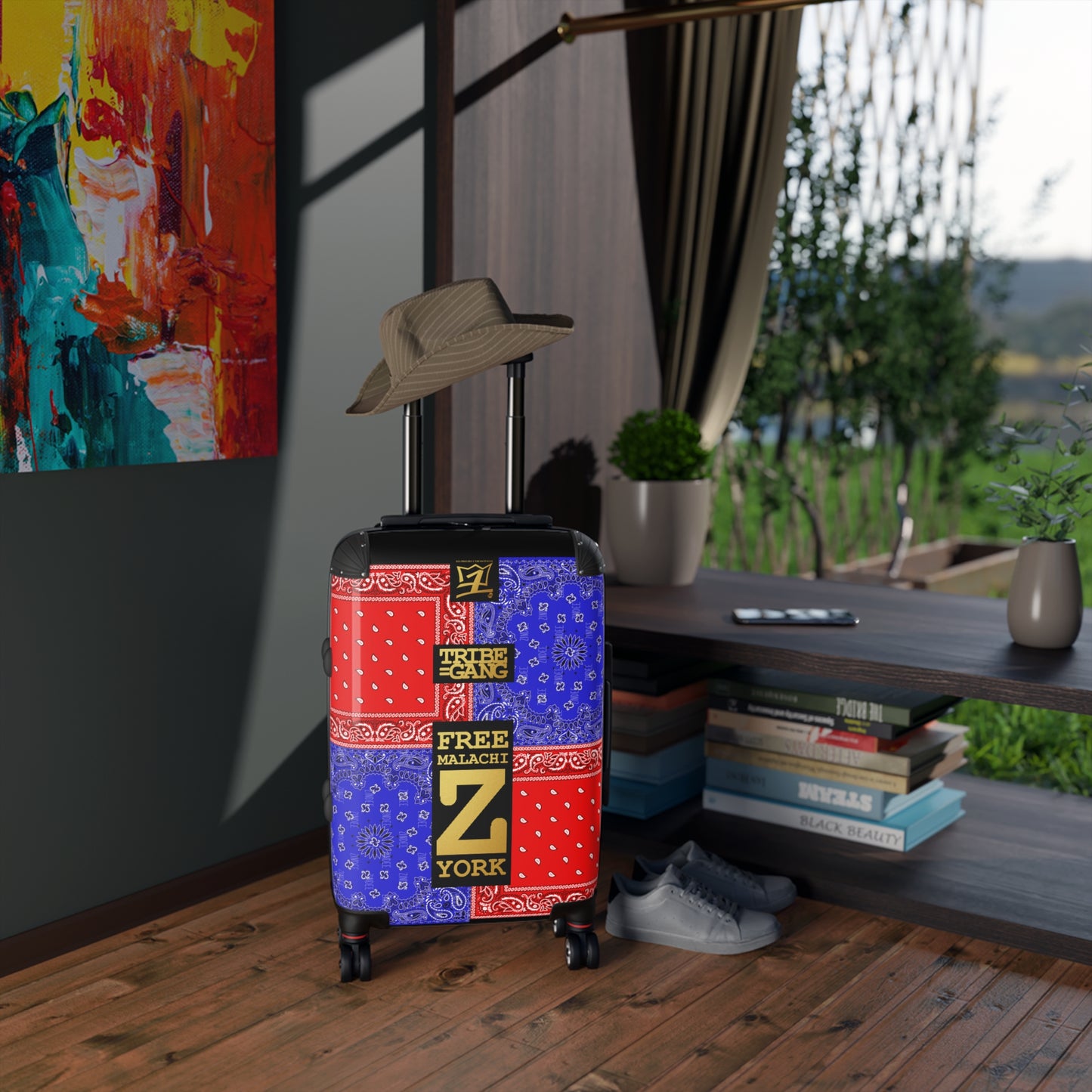 UNO ORGANIC TRIBE=GANG FREE DR.MALACHI Z. YORK Suitcase