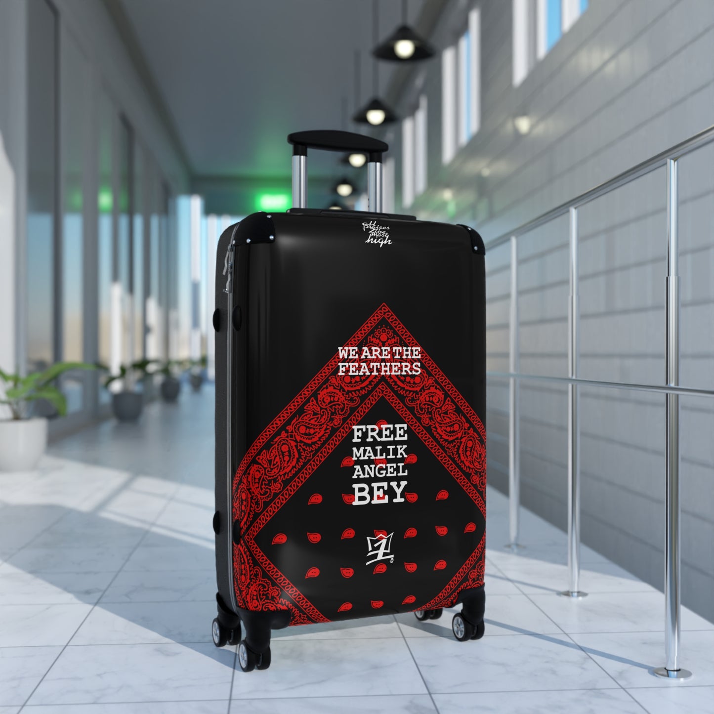 UNO ORGANIC WE ARE THE FEATHERS FREE MALIK ANGLE BEY Suitcase