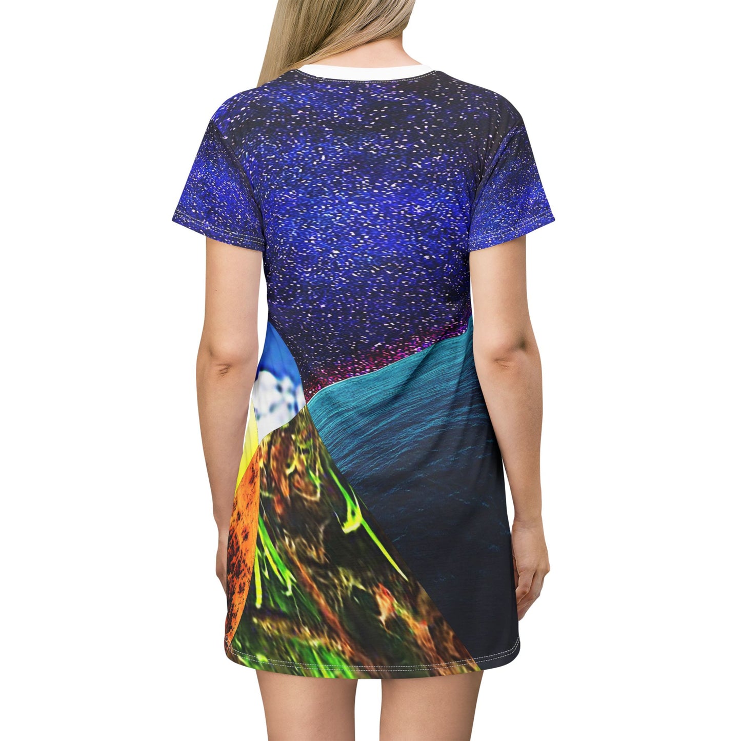UNO ALLPRAISES II All Over Print T-Shirt Dress