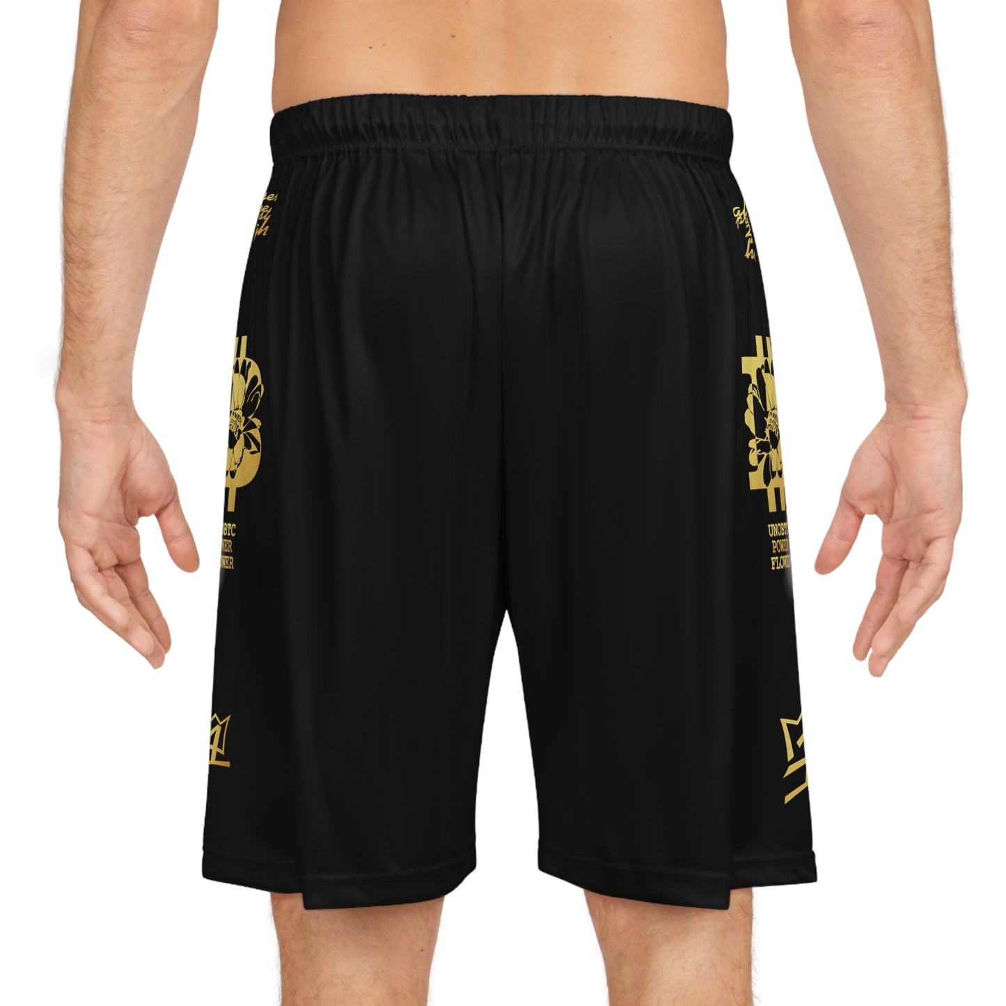 UNOBTCPOWERFLOWER Basketball Shorts