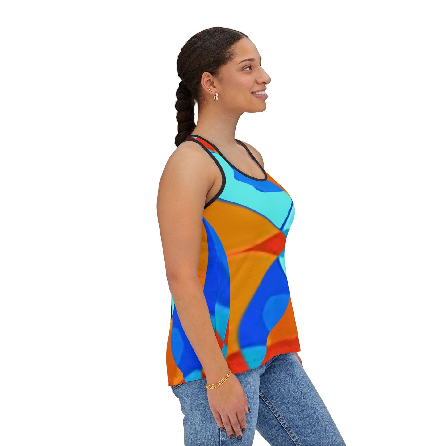 UNO ABSTRACT Women's Tank Top (AOP)