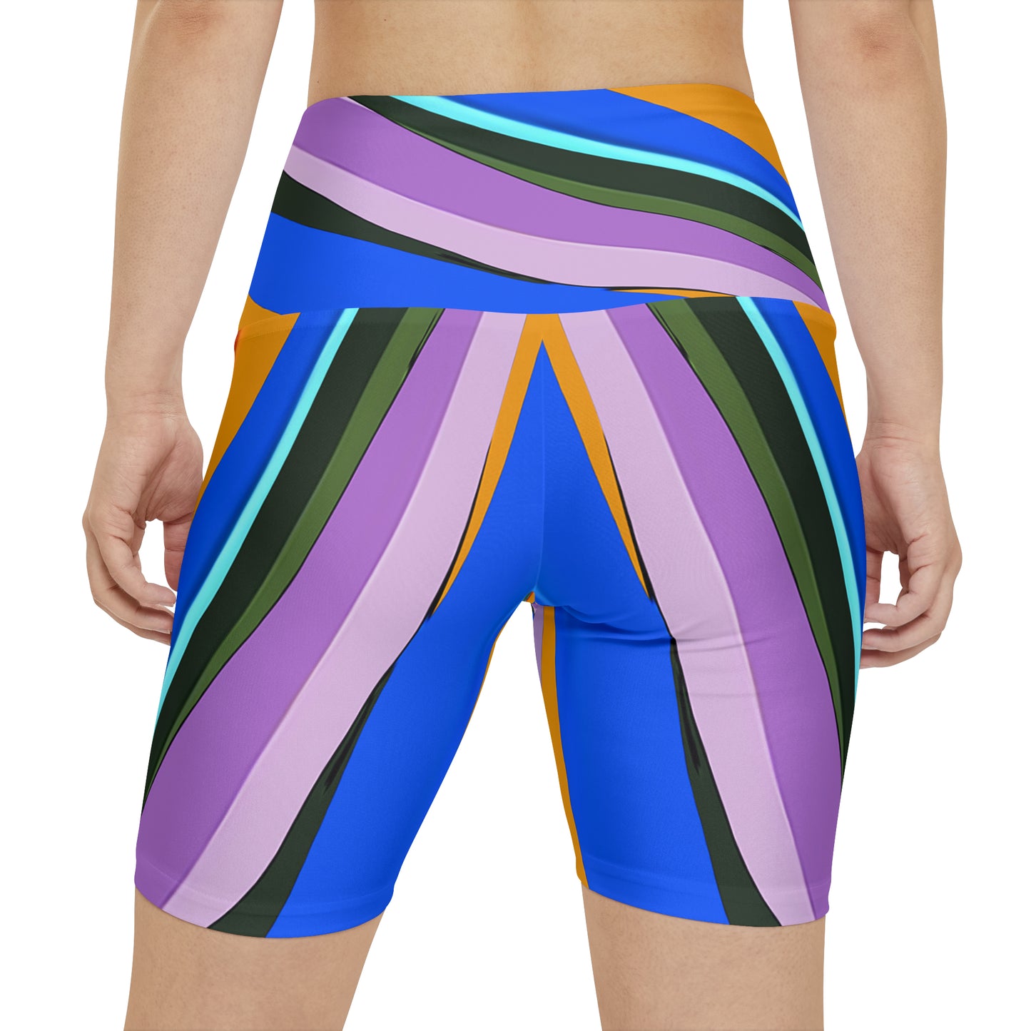 UNO ABSTRACTS Women's Workout Shorts (AOP)