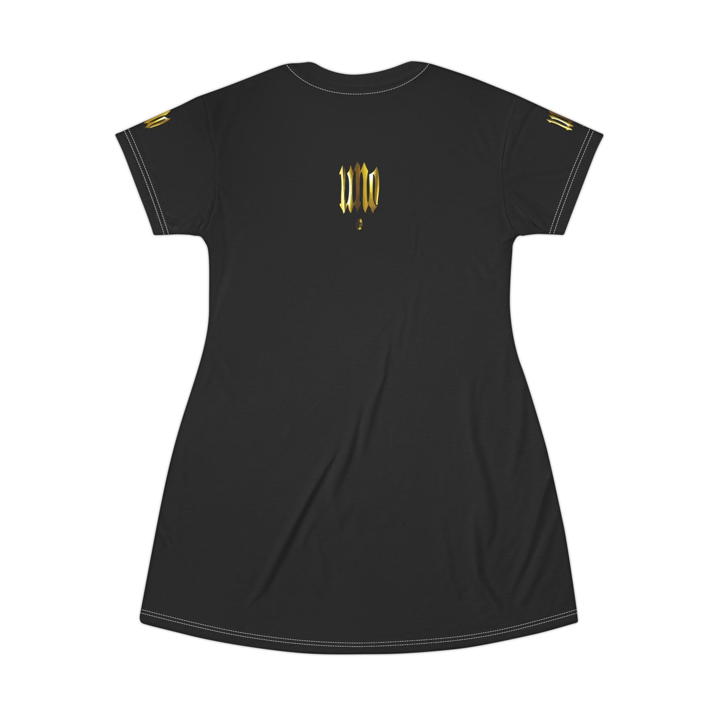 UNO ALL PRAISES All Over Print T-Shirt Dress