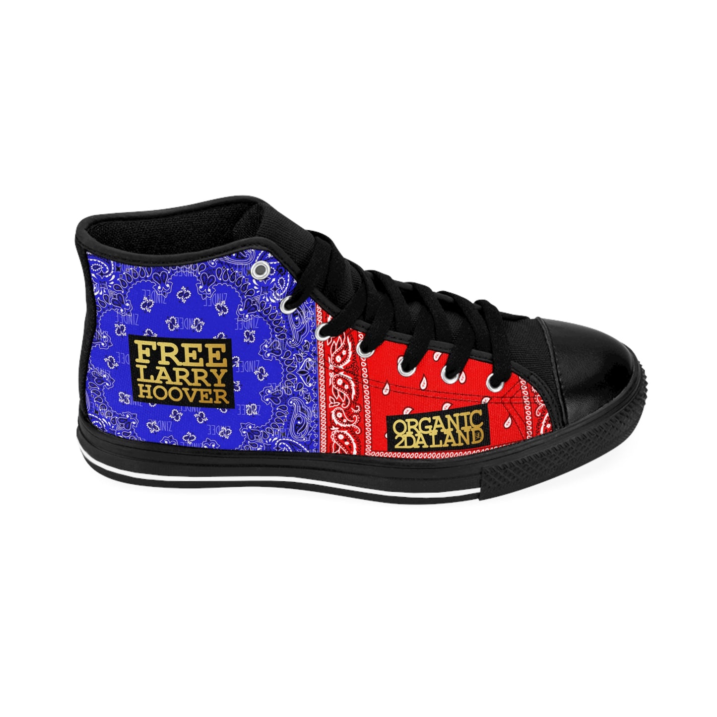 UNO ORGAANIC TRIBE=GANG FREE LARRY HOOVERMen's Classic Sneakers