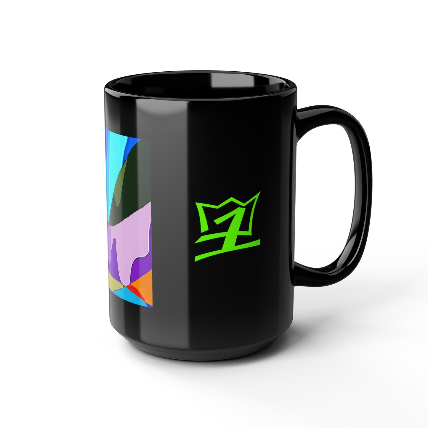 UNO ABSTRACT Black Mug (11oz, 15oz)