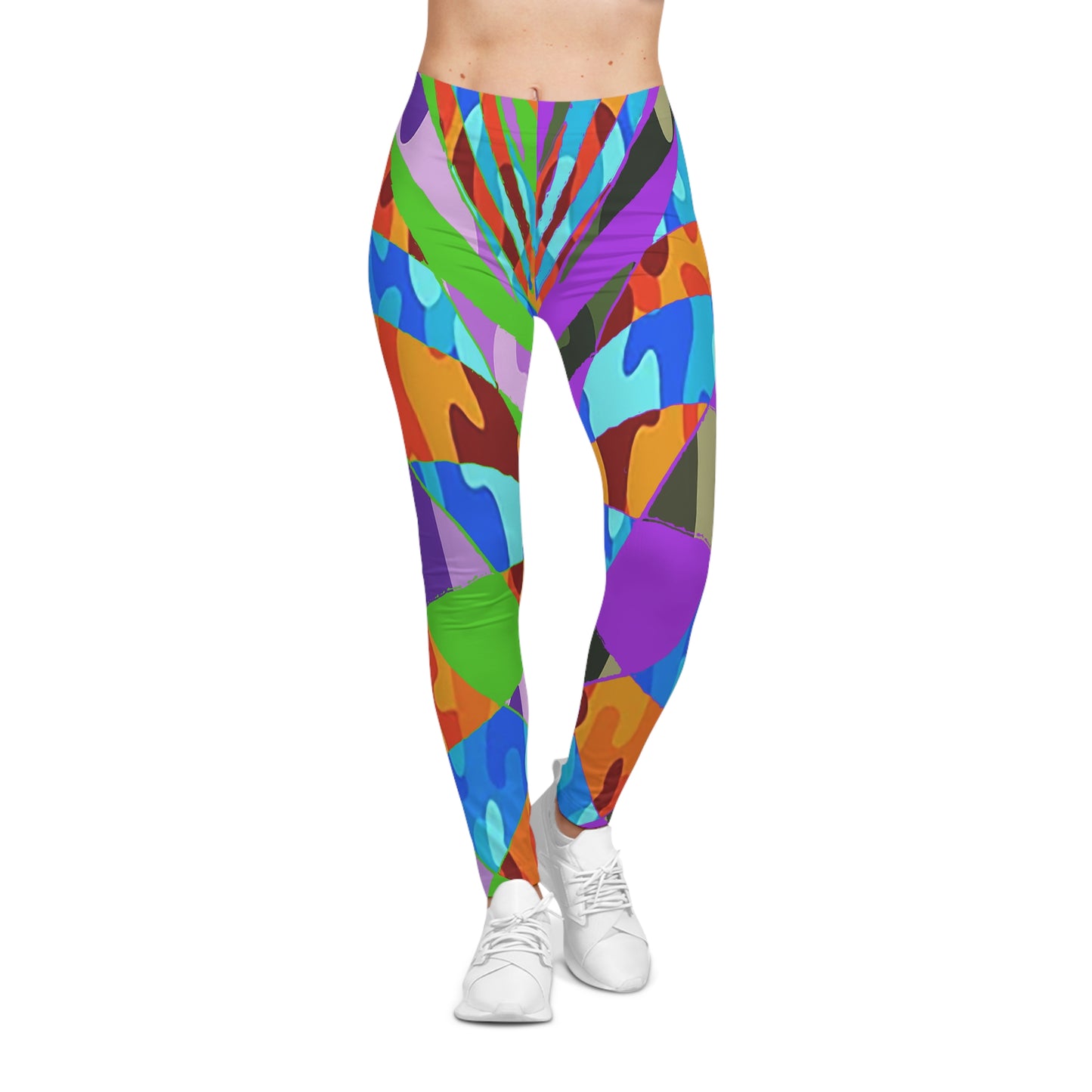 UNO ABSTRACTS Women's Casual Leggings (AOP)