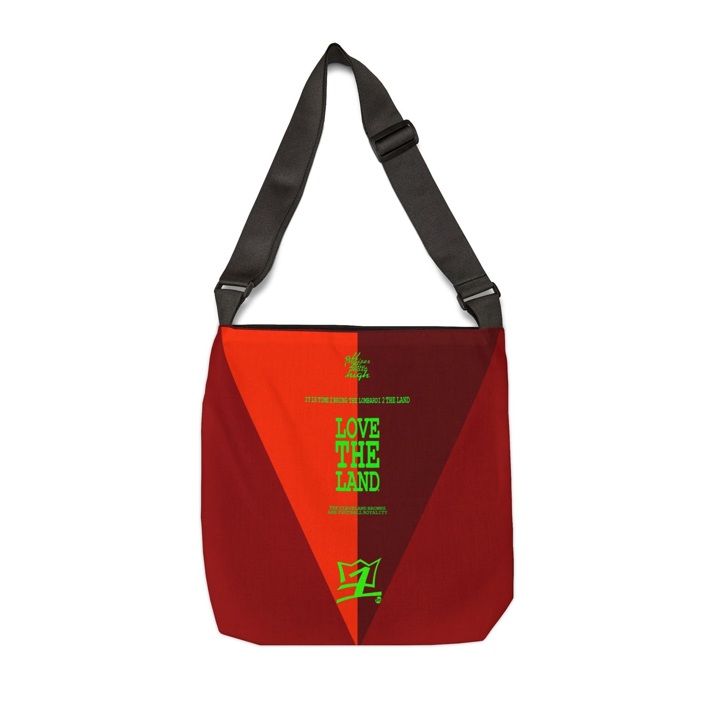 UNO LOVETHELAND BROWNSTOWN Adjustable Tote Bag (AOP)
