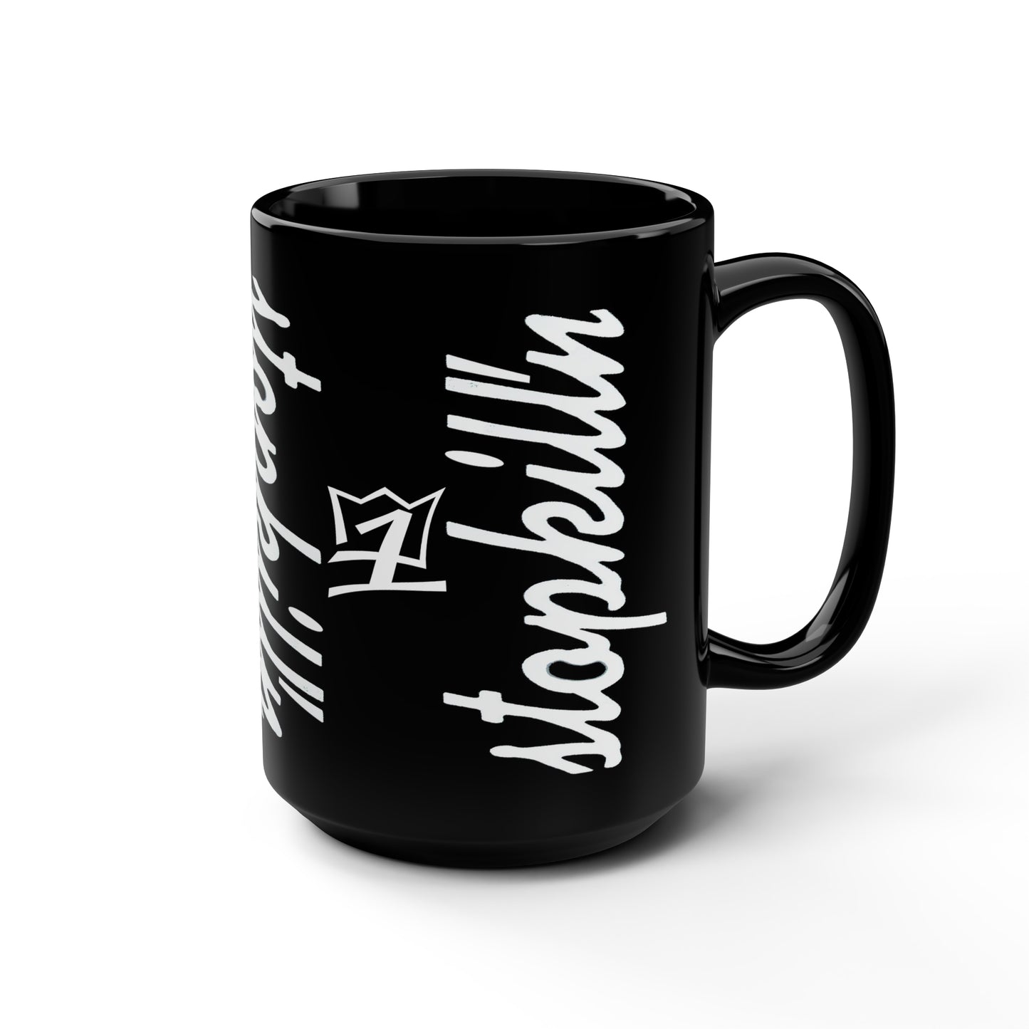 UNO STOPKILL'N Black Mug, 15oz