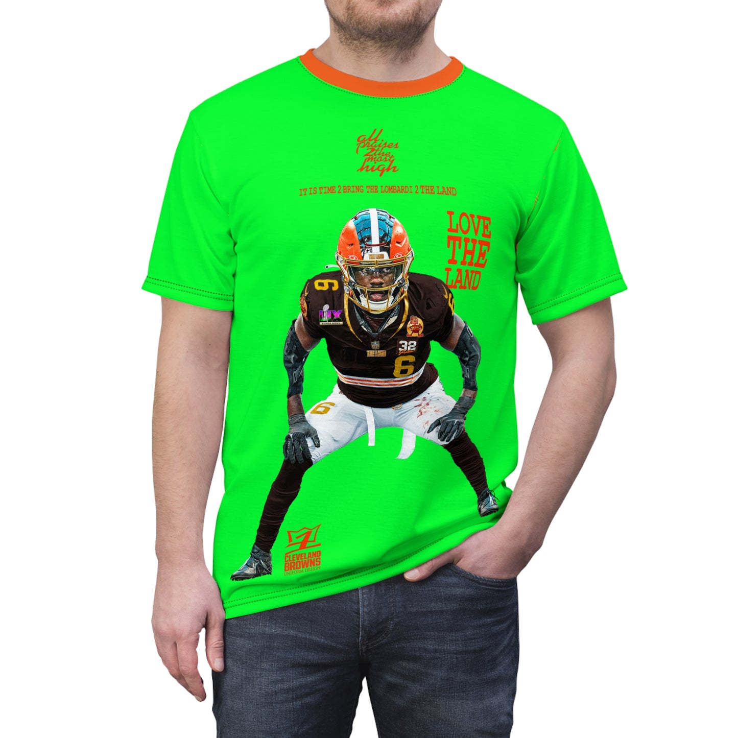 UNO LOVETHELAND SBLIX Unisex Cut & Sew Tee (AOP)