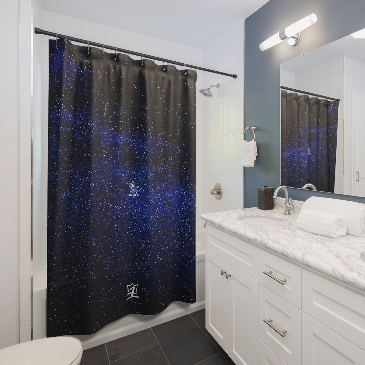 UNO ABSTRACTS Shower Curtains