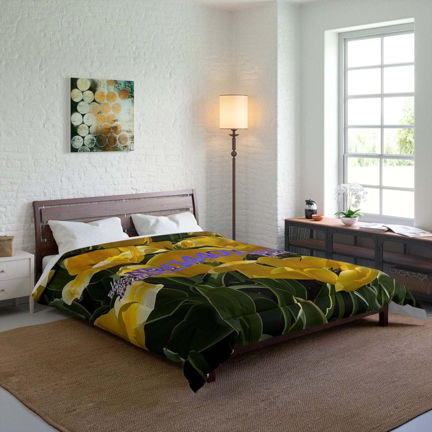 UNO ABSTRACT NEW EARTH Comforter