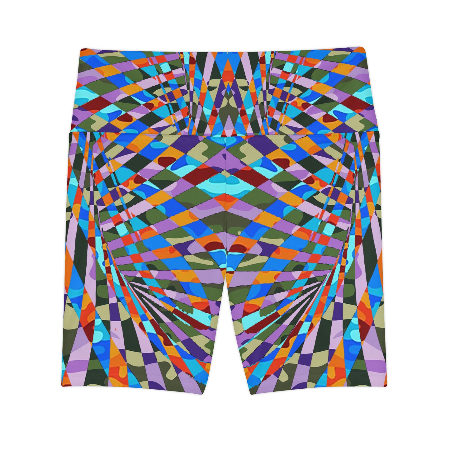 UNO ABSTRACTS Women's Workout Shorts (AOP)