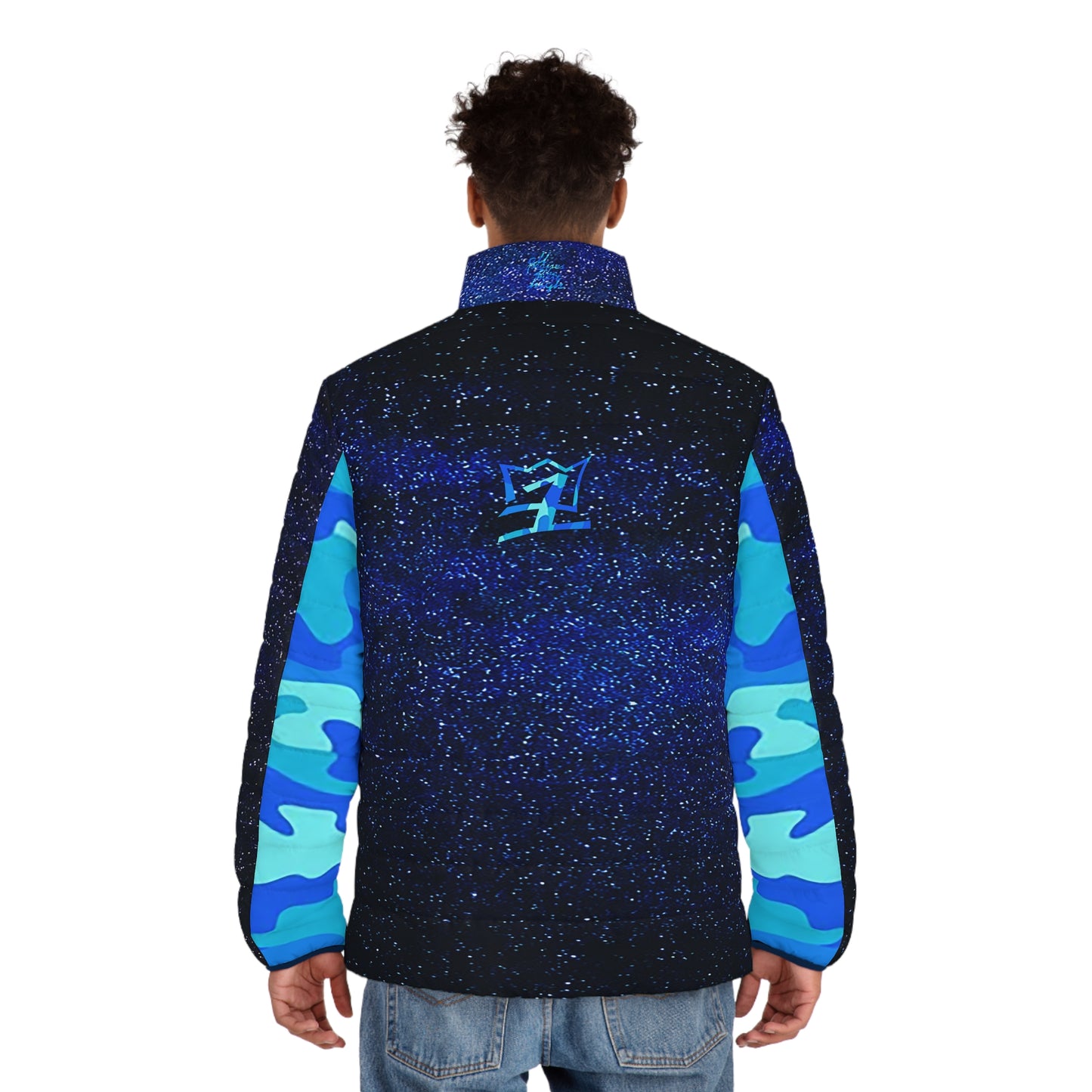 UNO PANTHA Men's Puffer Jacket (AOP) Camo Collective