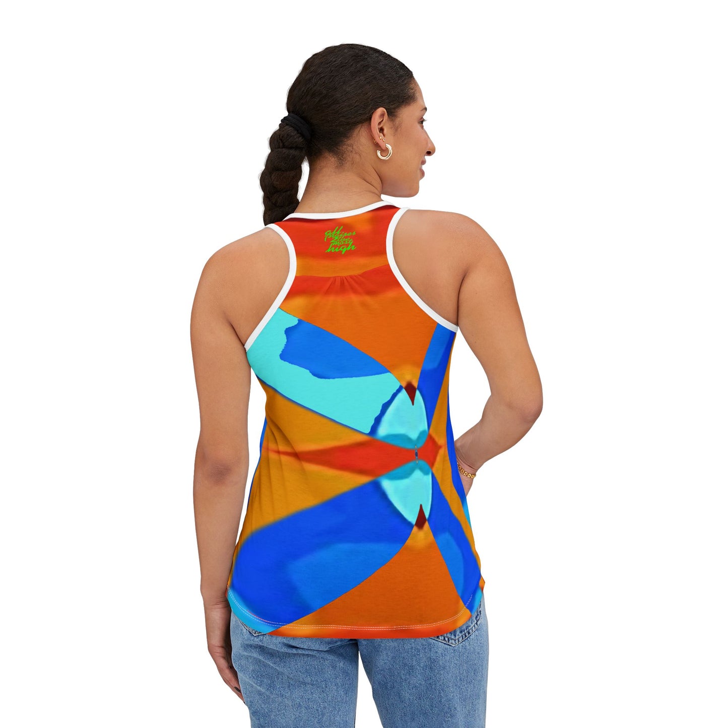 UNO ABSTRACT Women's Tank Top (AOP)