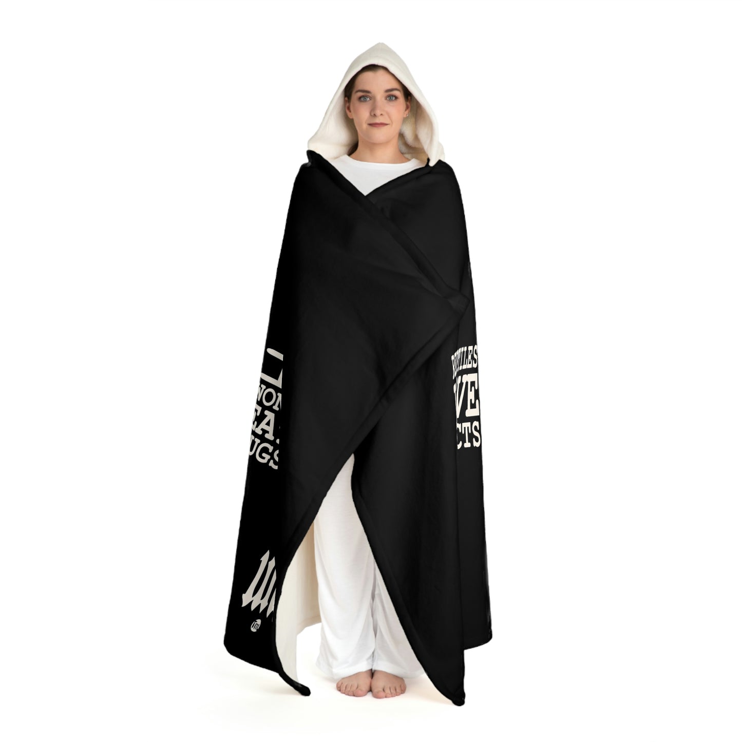 UNO GEKKO 2THEREPUBLIC Hooded Sherpa Fleece Blanket