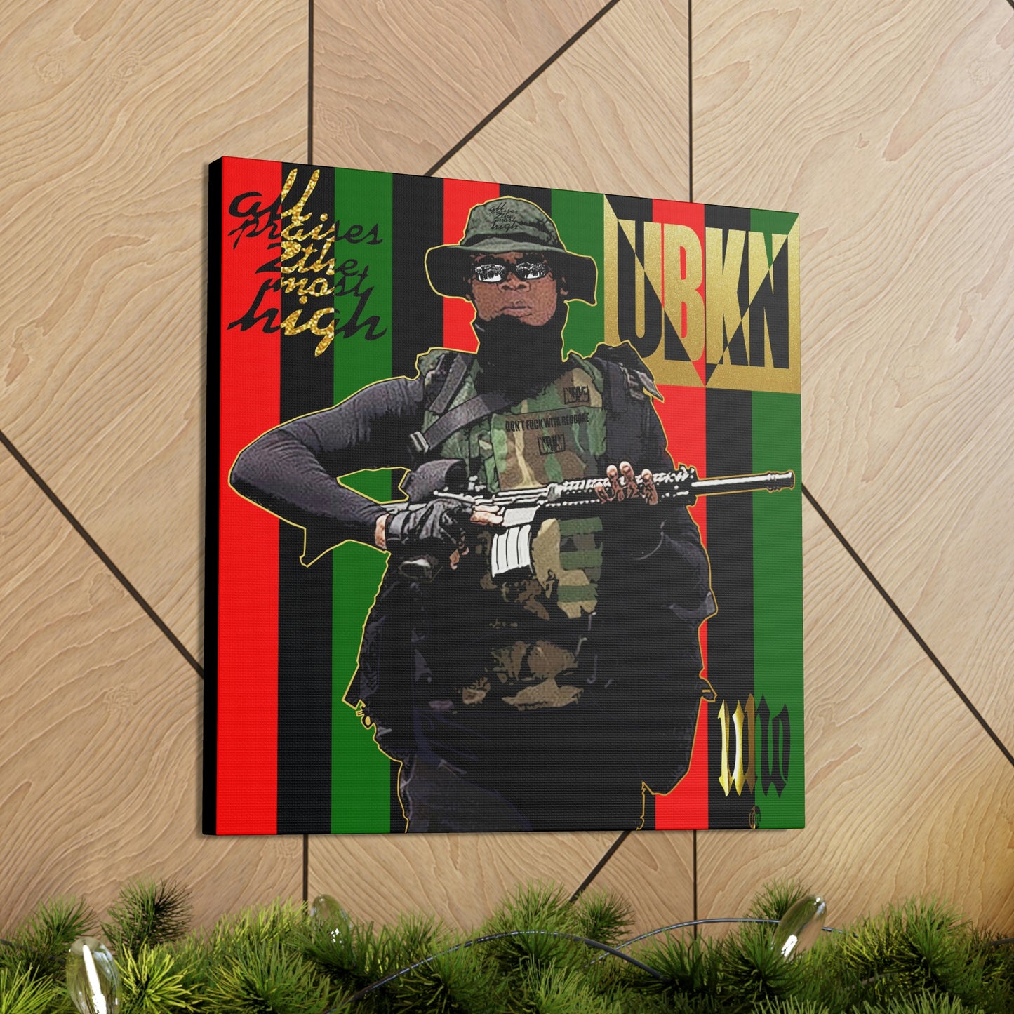 UNO 2THEREPUBLIC UBKN FREEGMJ 12, 20, 24, & 36" Canvas Gallery Wraps