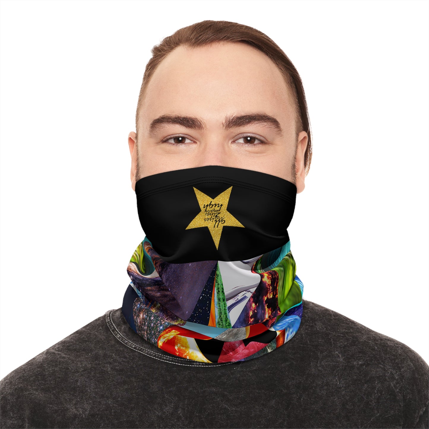 UNO ALLPRAISES I Winter Neck Gaiter With Drawstring