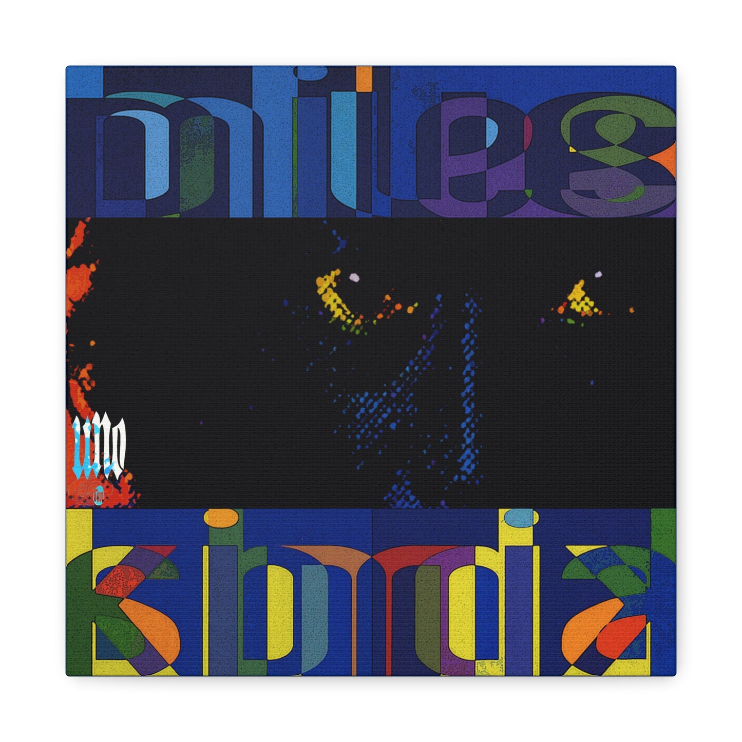 UNO BLUEMILESKINDA 12, 20, 24, & 36" Square Canvas Gallery Wraps