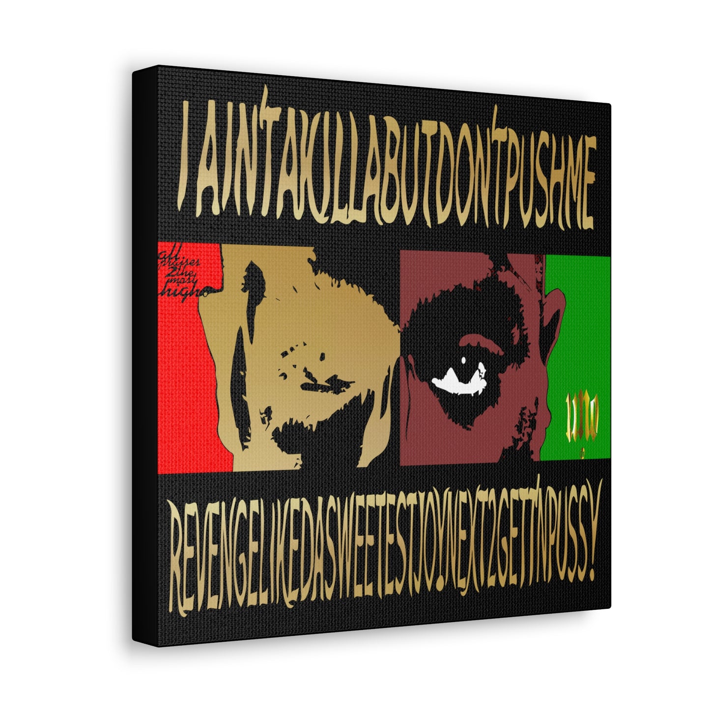 UNO LOVE2PAC 12, 20, 24, & 36" Square Canvas Gallery Wraps