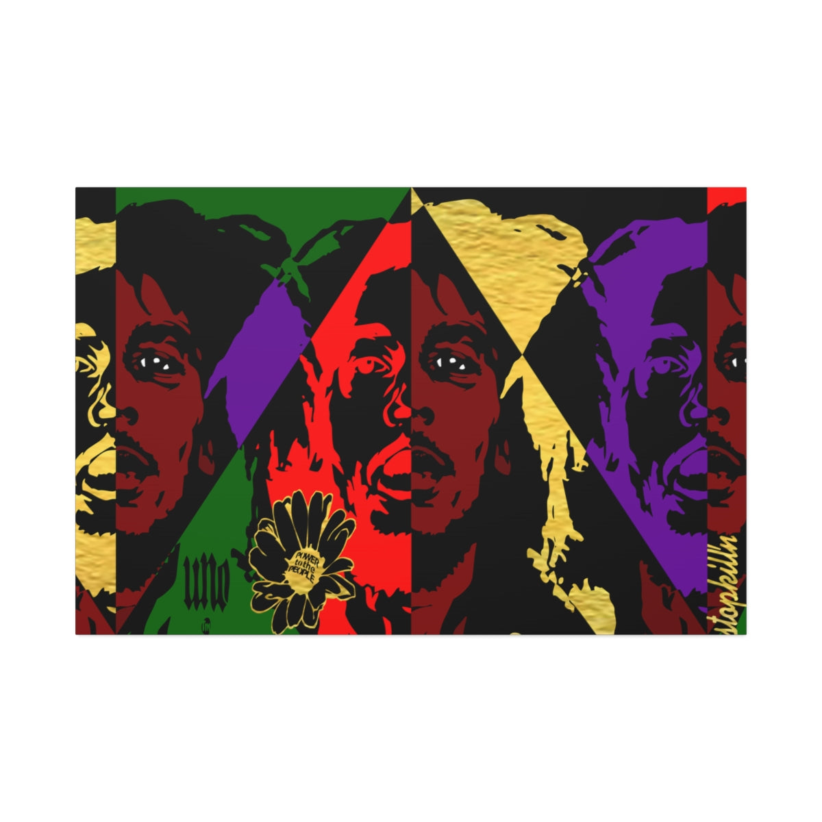 UNO LOVEBOB 60x40 Canvas Stretched, 1.5''