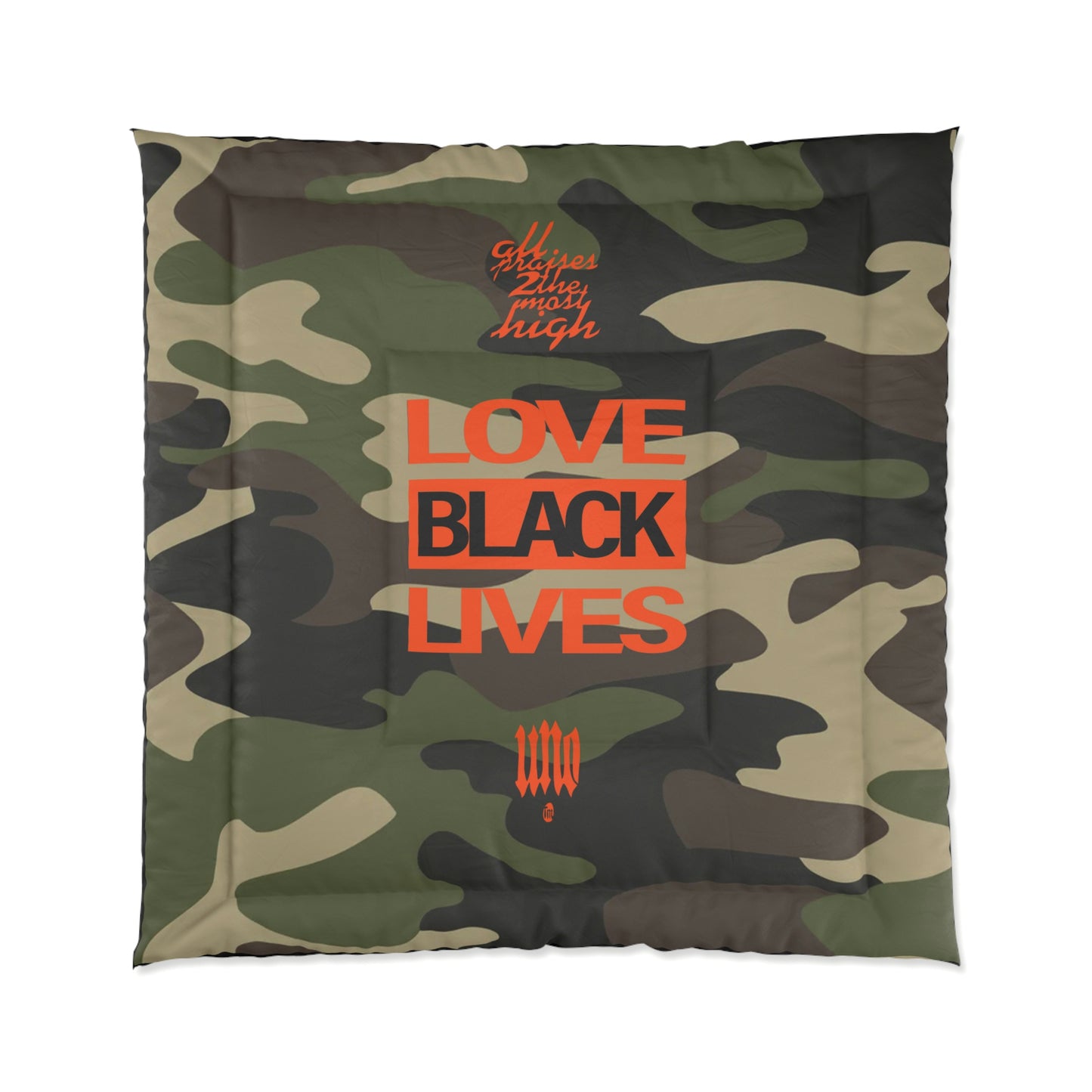 UNO LOVEBLACKLIVES Comforter Camo Collection