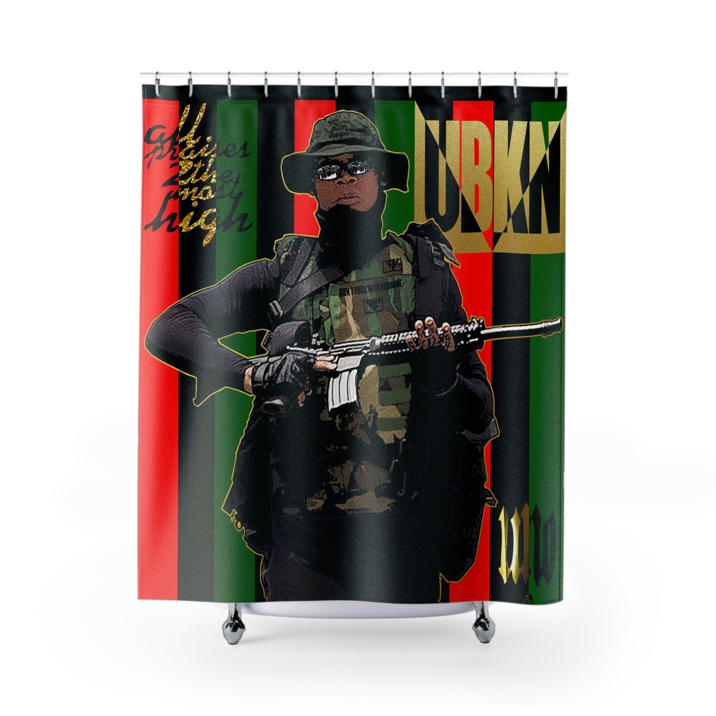 UNO 2THEREPUBLIC FREEGMJ Shower Curtains