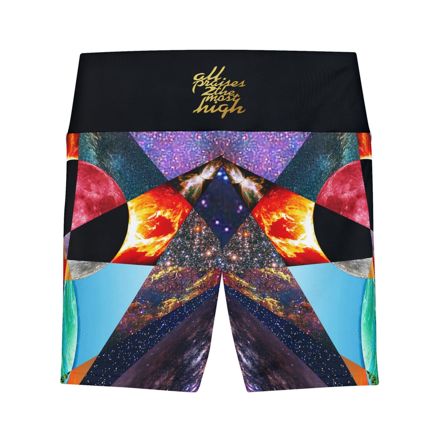 UNO ALLPRAISES I Women's Workout Shorts (AOP)