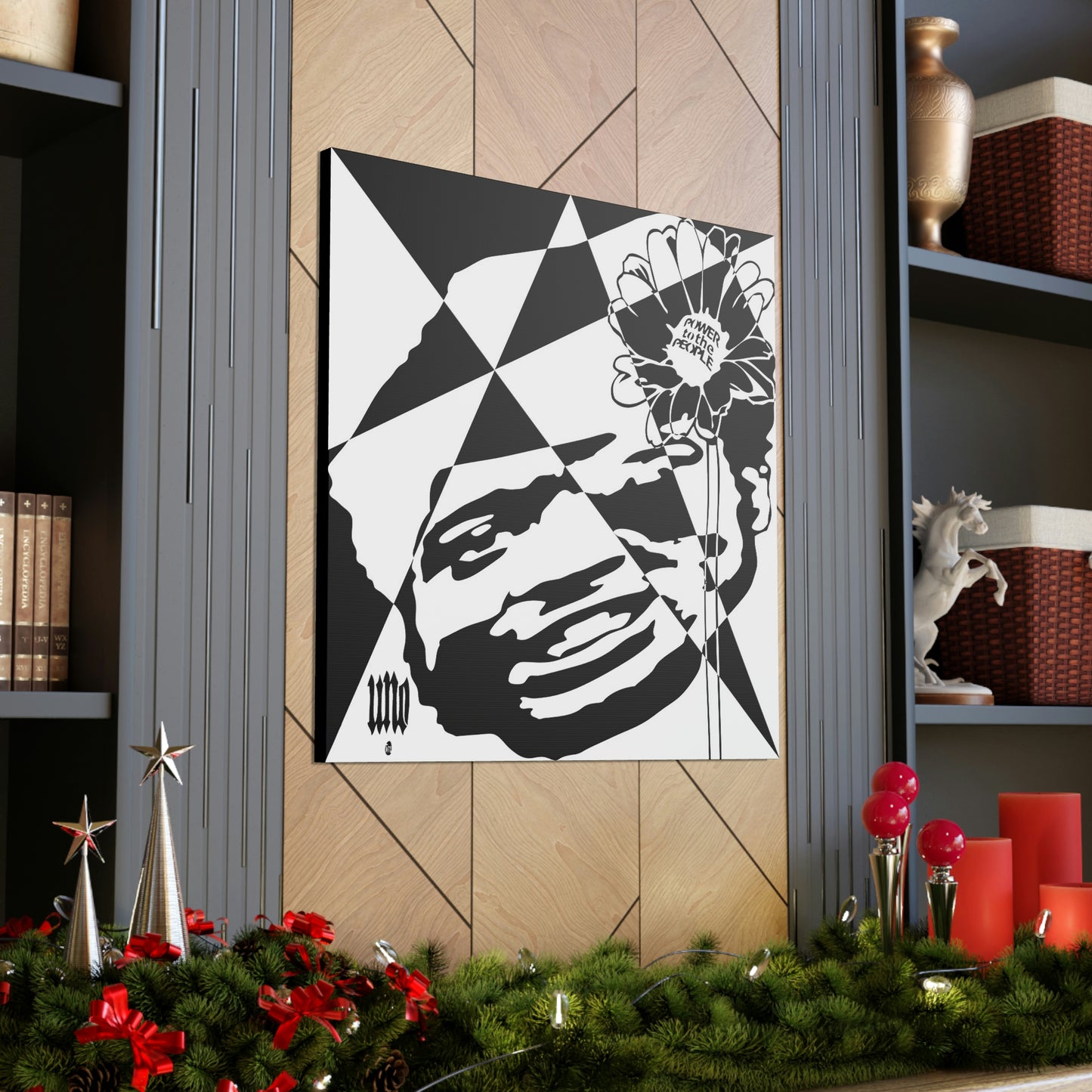 UNO LOVEBLACKLIVES FREDIS4EVA Canvas Gallery Wraps
