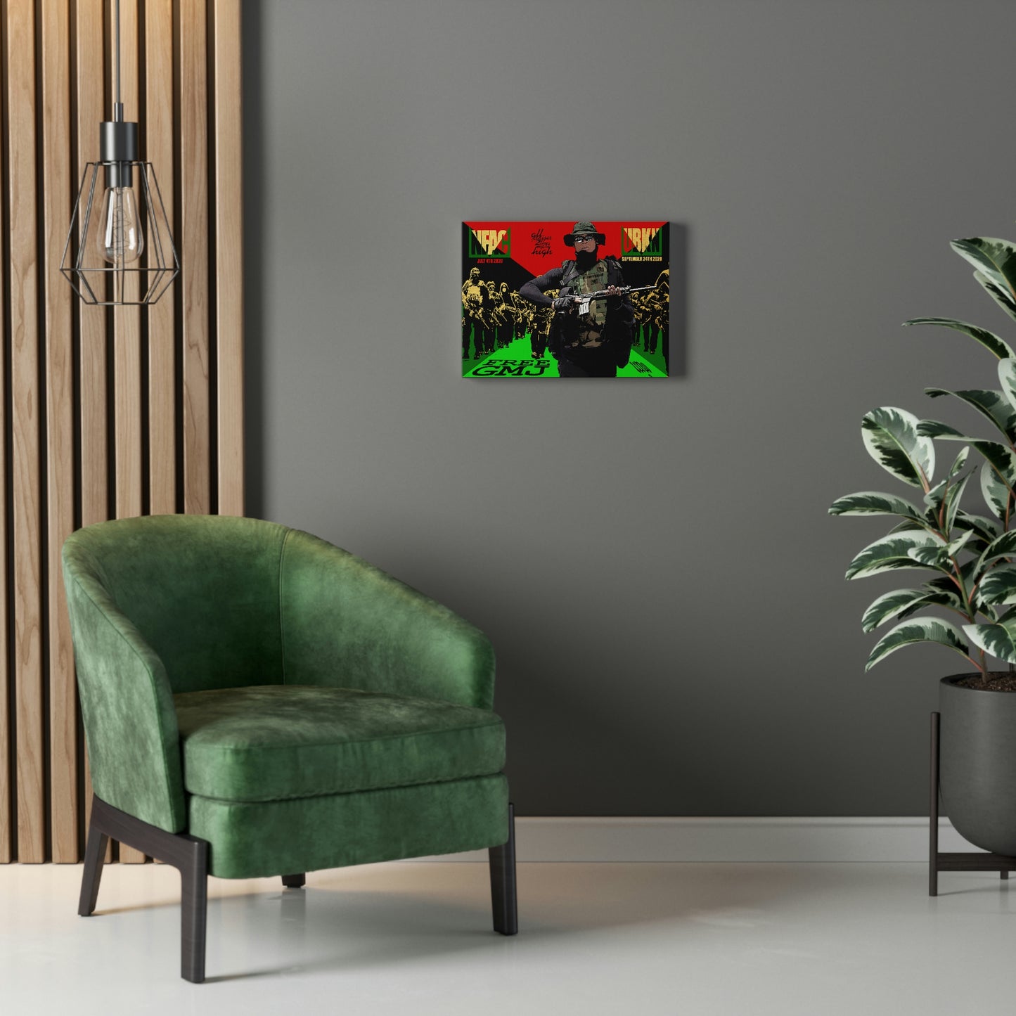 UNO 2THEREPUBLIC FREEGMJ 16x12, 24x18, & 30x24" Stretched Canvas
