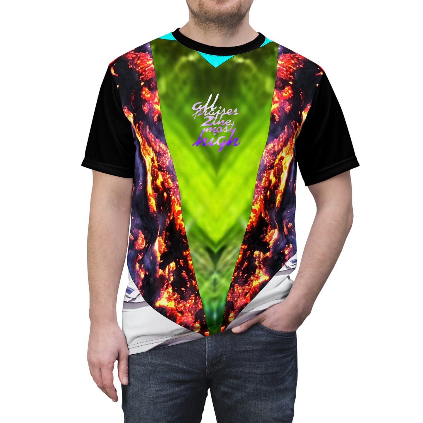 UNO ALLPRAISES V Variation 1 Unisex AOP Cut & Sew Tee