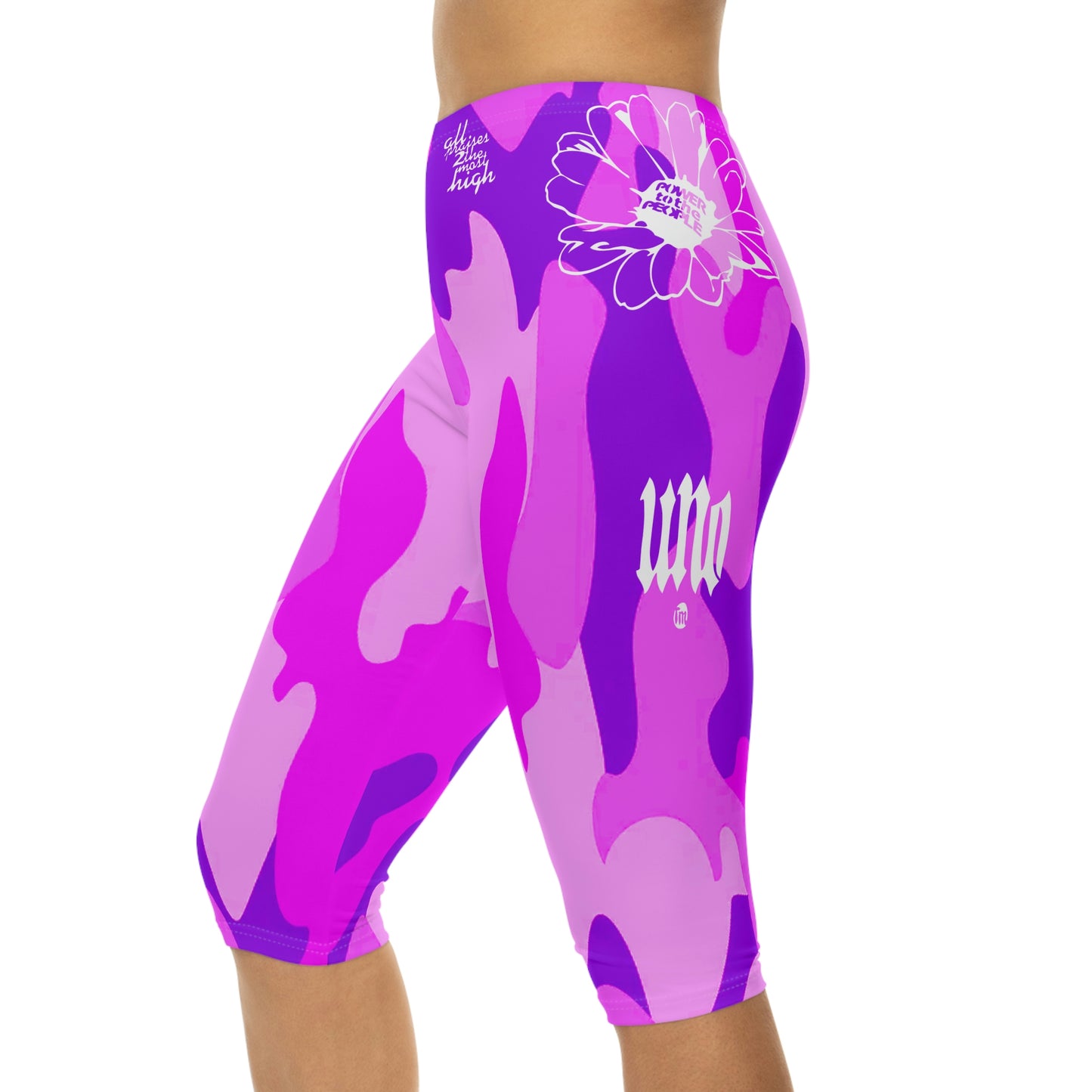 UNO POWERFLOWER Women’s Capri Leggings (AOP) Camo Collection