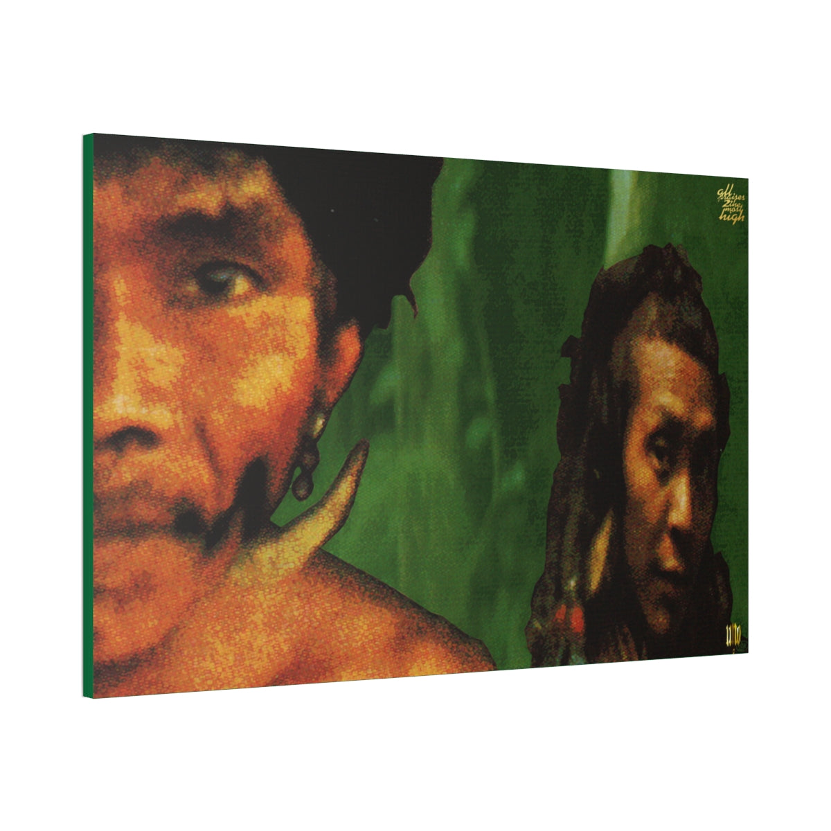 UNO WHOISTHEPRIMITIVE? 60x40 Canvas Stretched, 1.5''
