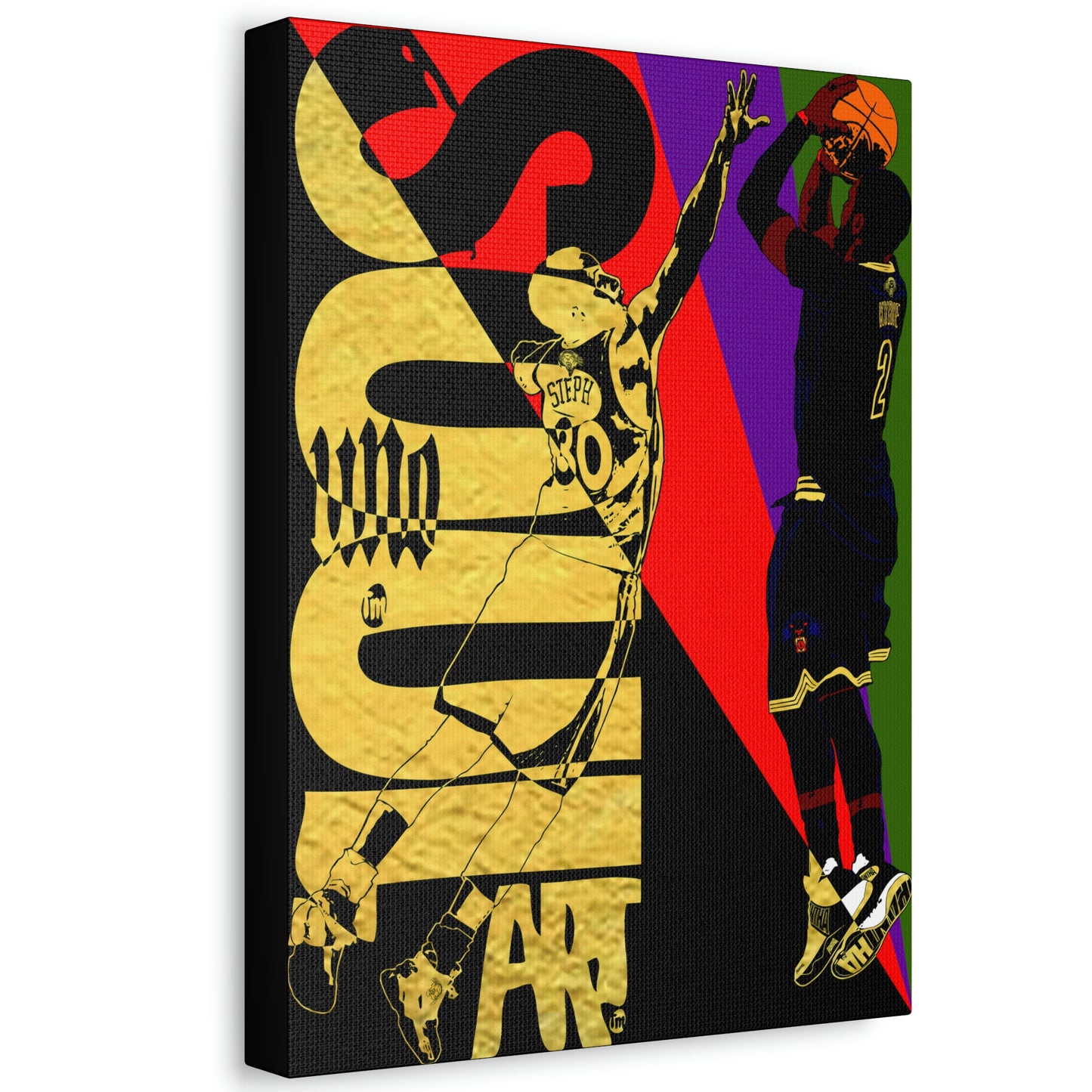 UNO SOULART KYRIECAN'TBFADED GM7 GameWinna 12x16, 18x24, & 24x30" Stretched Canvas