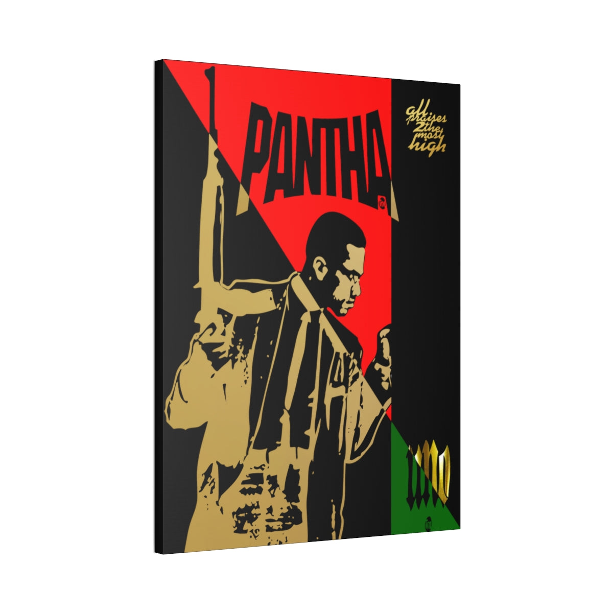 UNO PANTHA LOVEMALCOLM 36x48 Canvas Stretched, 1.5''