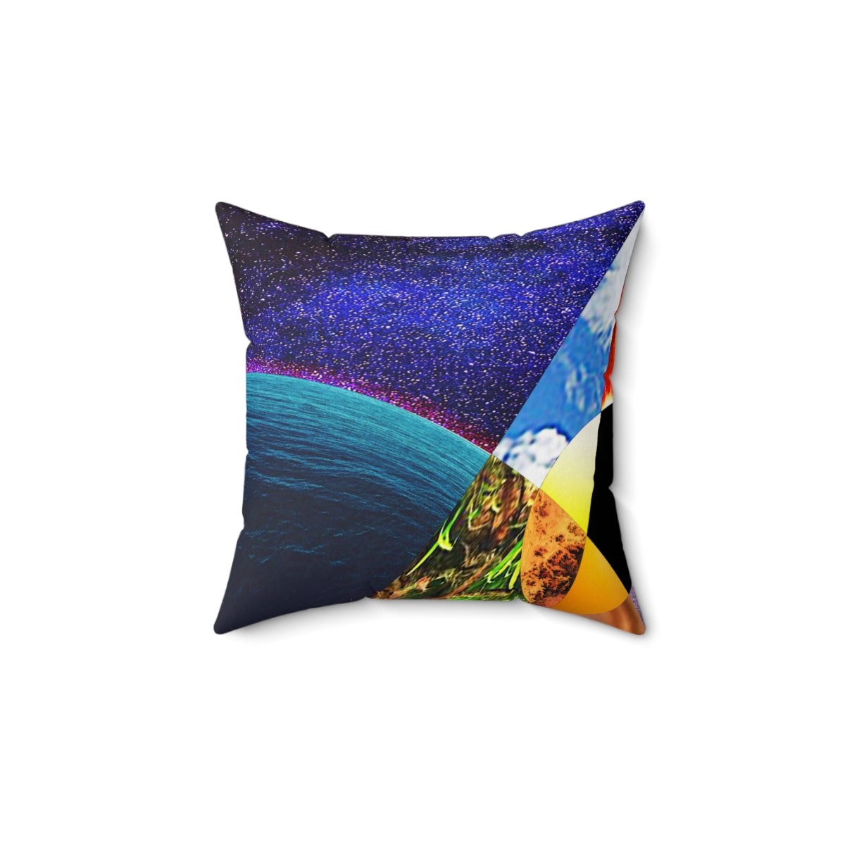 UNO ALLPRAISES II Faux Suede Square Pillow