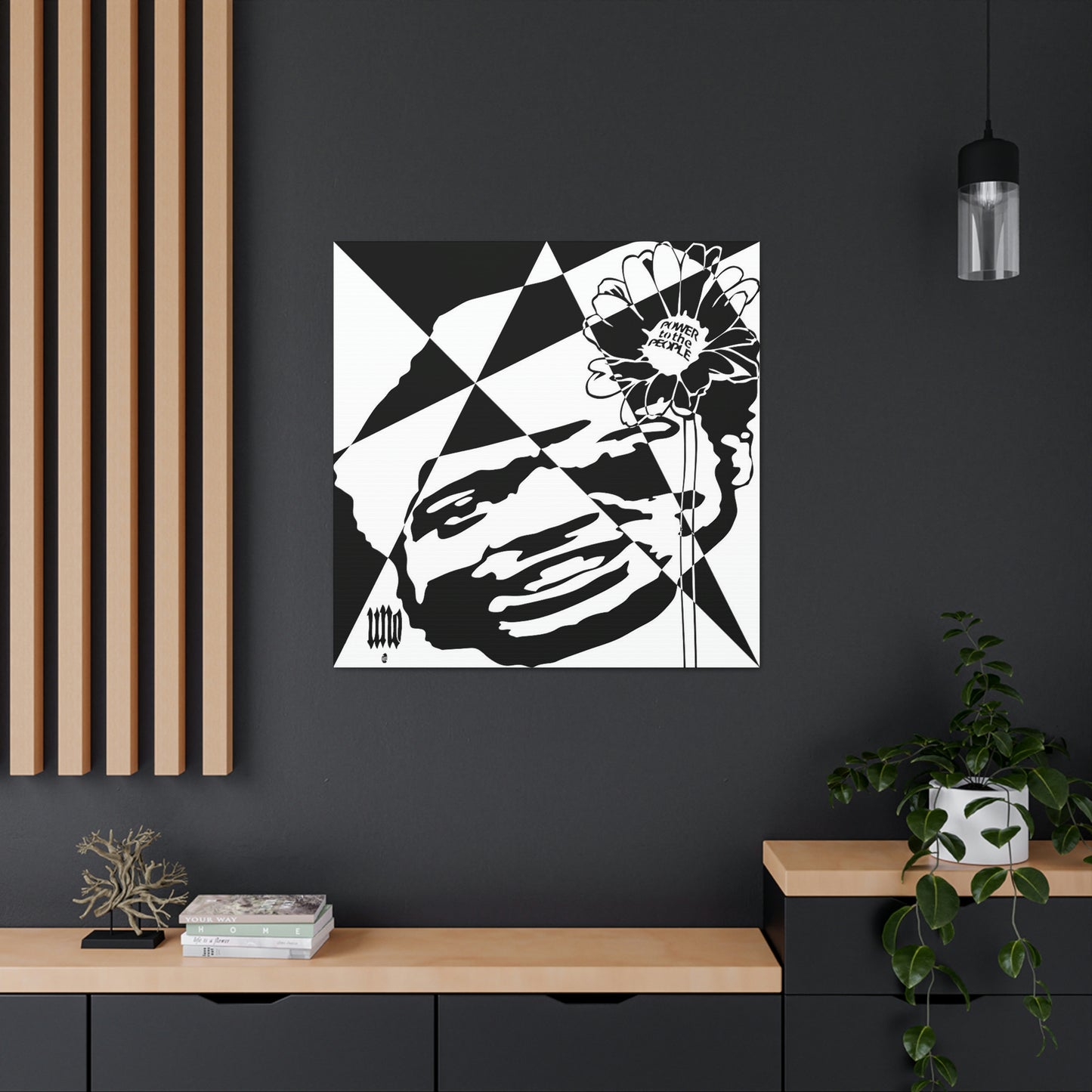 UNO LOVEBLACKLIVES FREDIS4EVA Canvas Gallery Wraps
