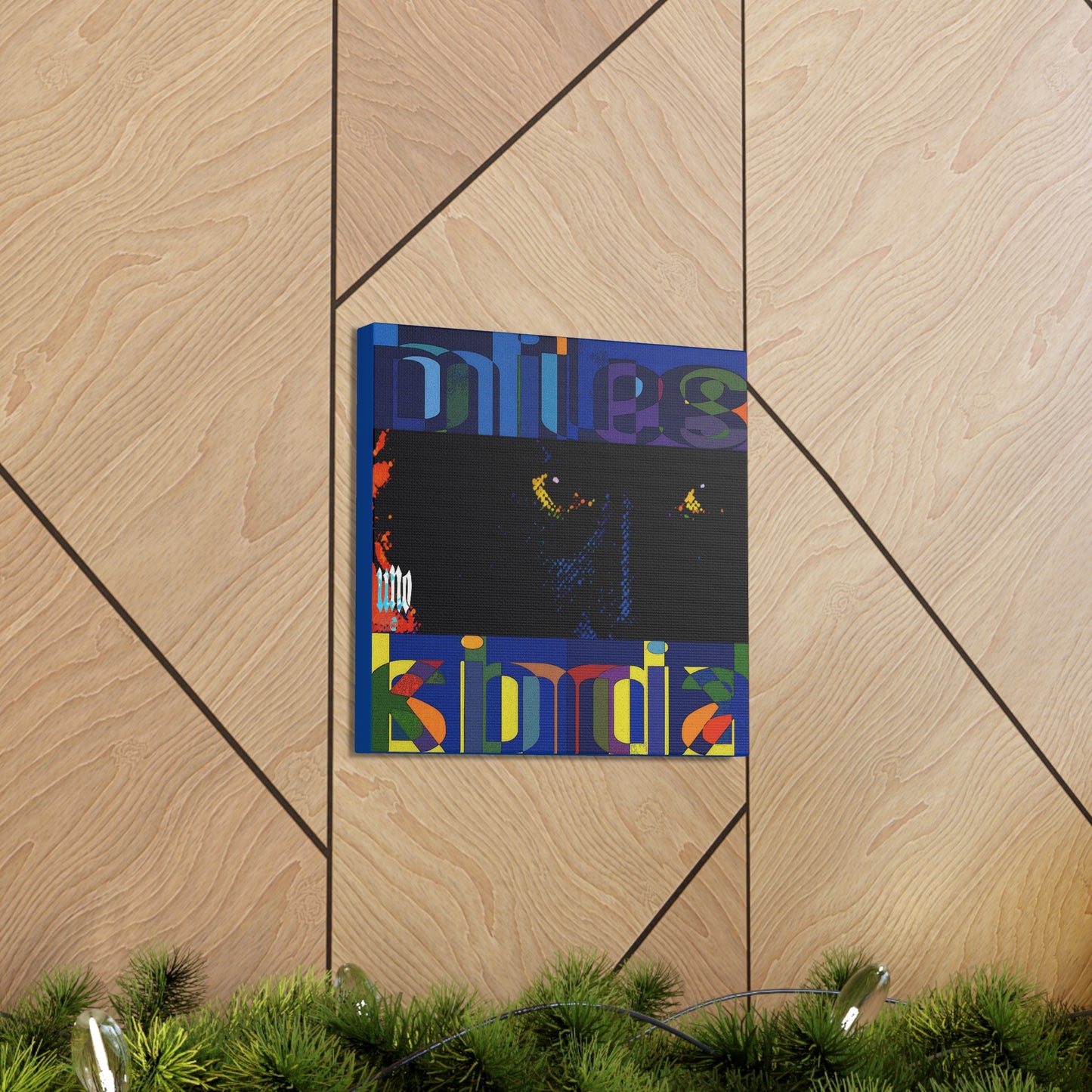 UNO BLUEMILESKINDA 12, 20, 24, & 36" Square Canvas Gallery Wraps