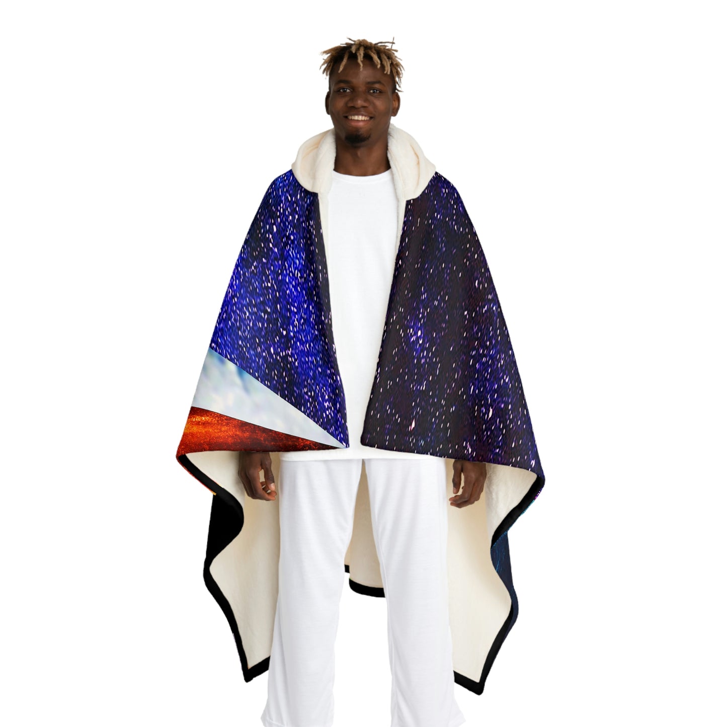 UNO ALLPRAISES II Hooded Sherpa Fleece Blanket