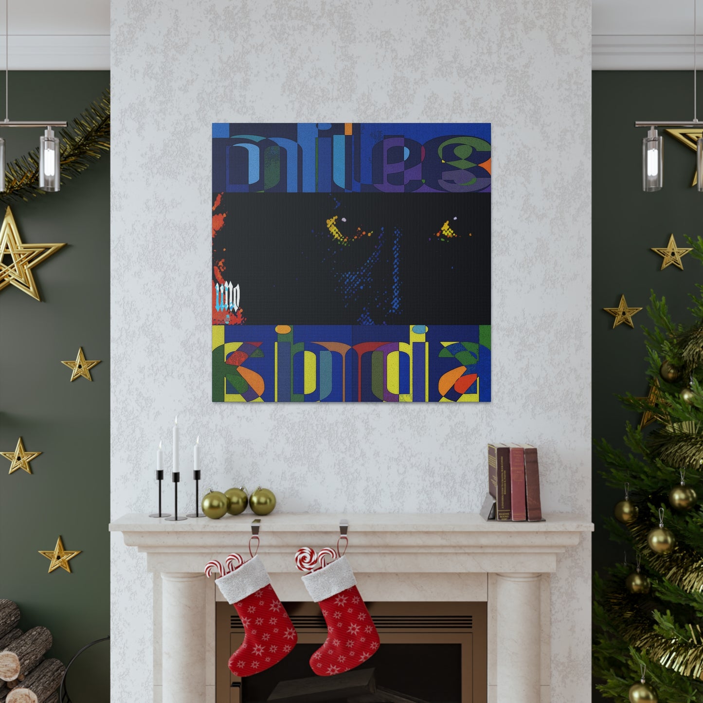 UNO BLUEMILESKINDA 12, 20, 24, & 36" Square Canvas Gallery Wraps