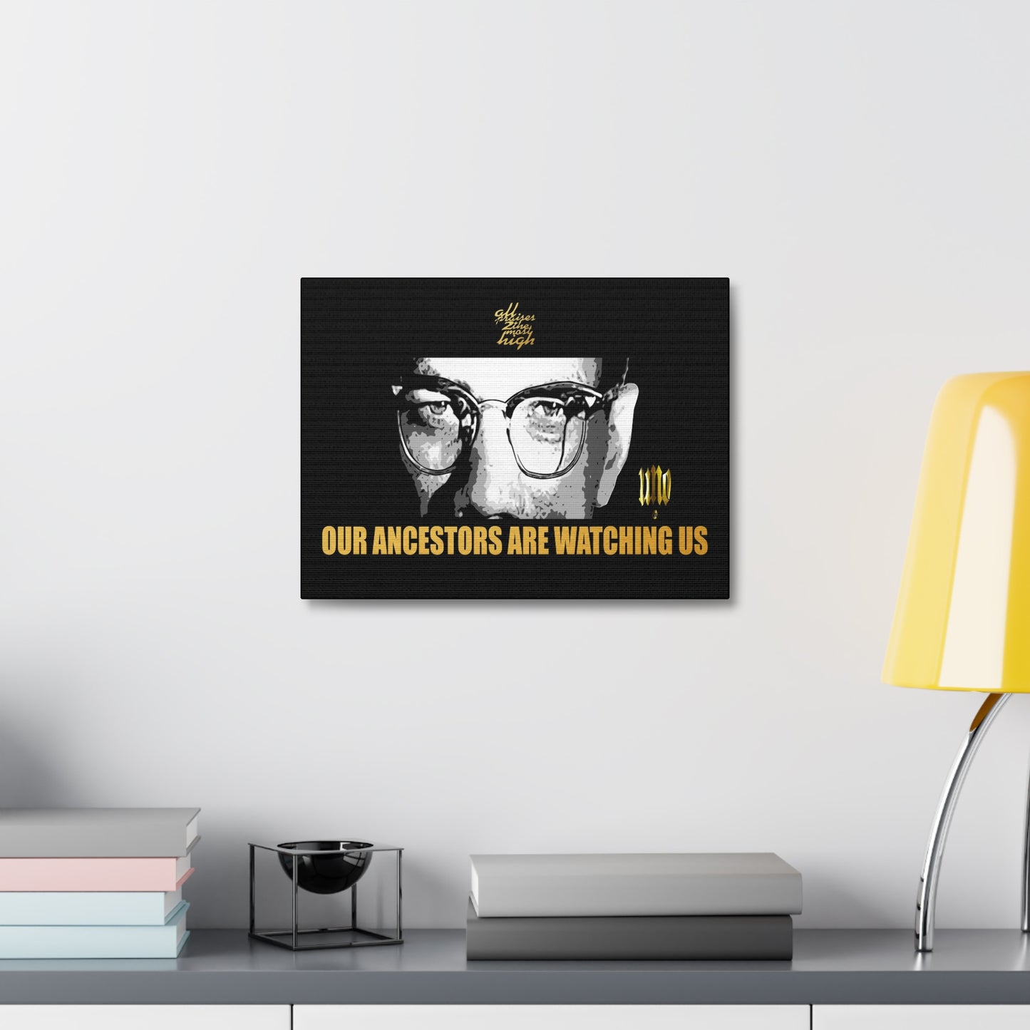 UNO LOVEMALCOLM Our Ancestors are Watching Us 16x12, 24x18, & 30x24" Stretched Canvas