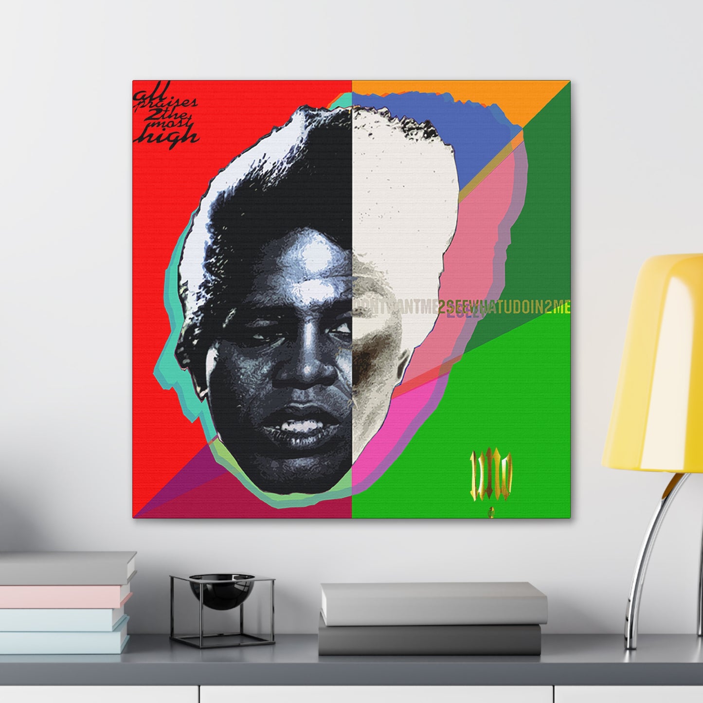 UNO LOVETHEGODFATHA 12, 20, 24, & 36" Square Canvas Gallery Wraps