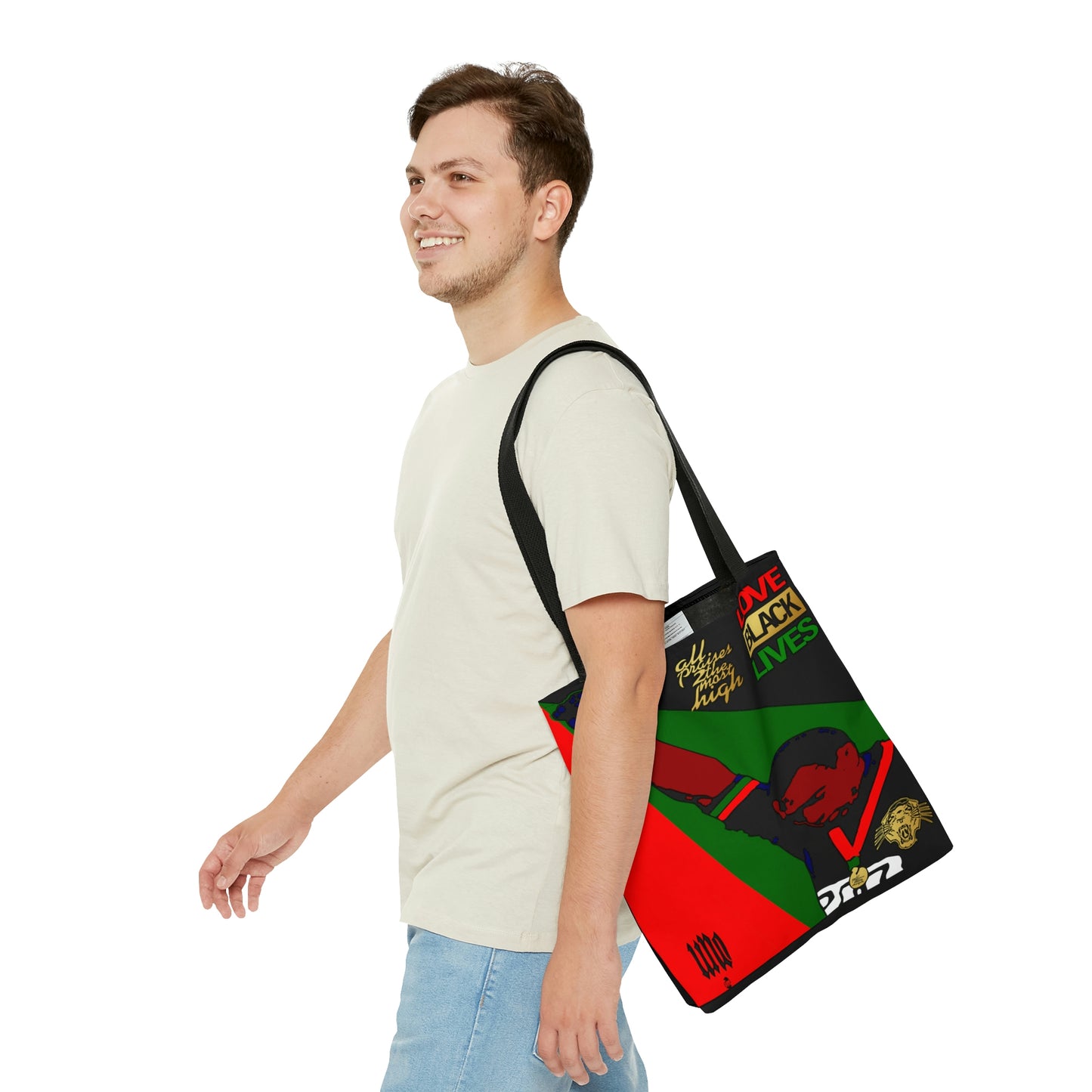UNO LOVEBLACKLIVES TOMMIEFIST AOP Tote Bag