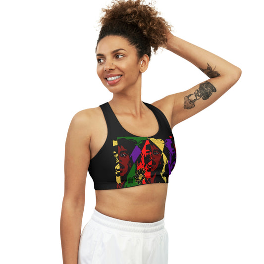 UNO LOVEBOB Seamless Sports Bra (AOP)