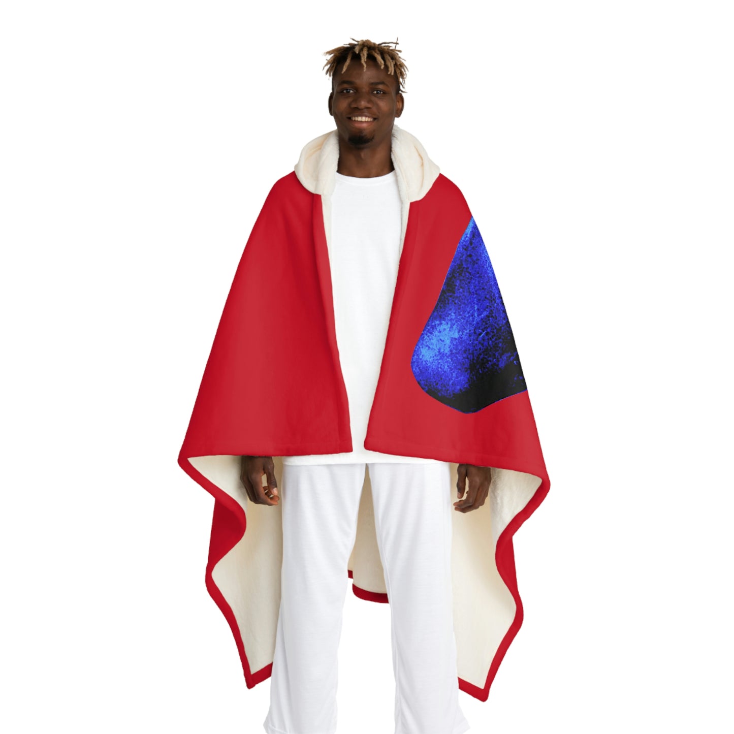 UNO MAMABABYMAMA STOPKILL'N Hooded Sherpa Fleece Blanket